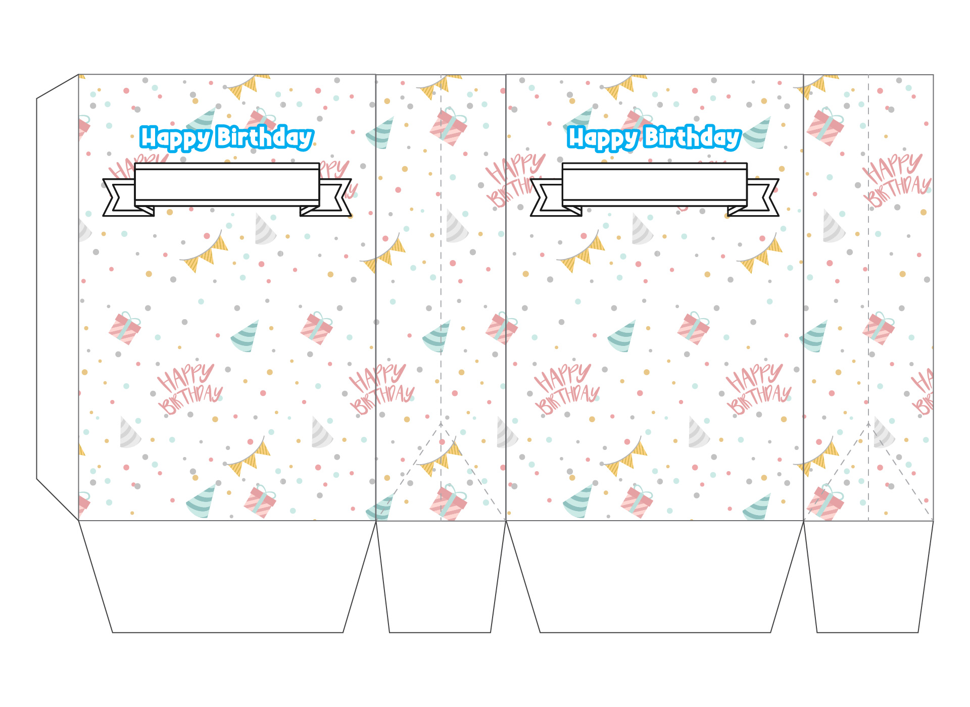 Personalized Birthday Printable Paper Bags