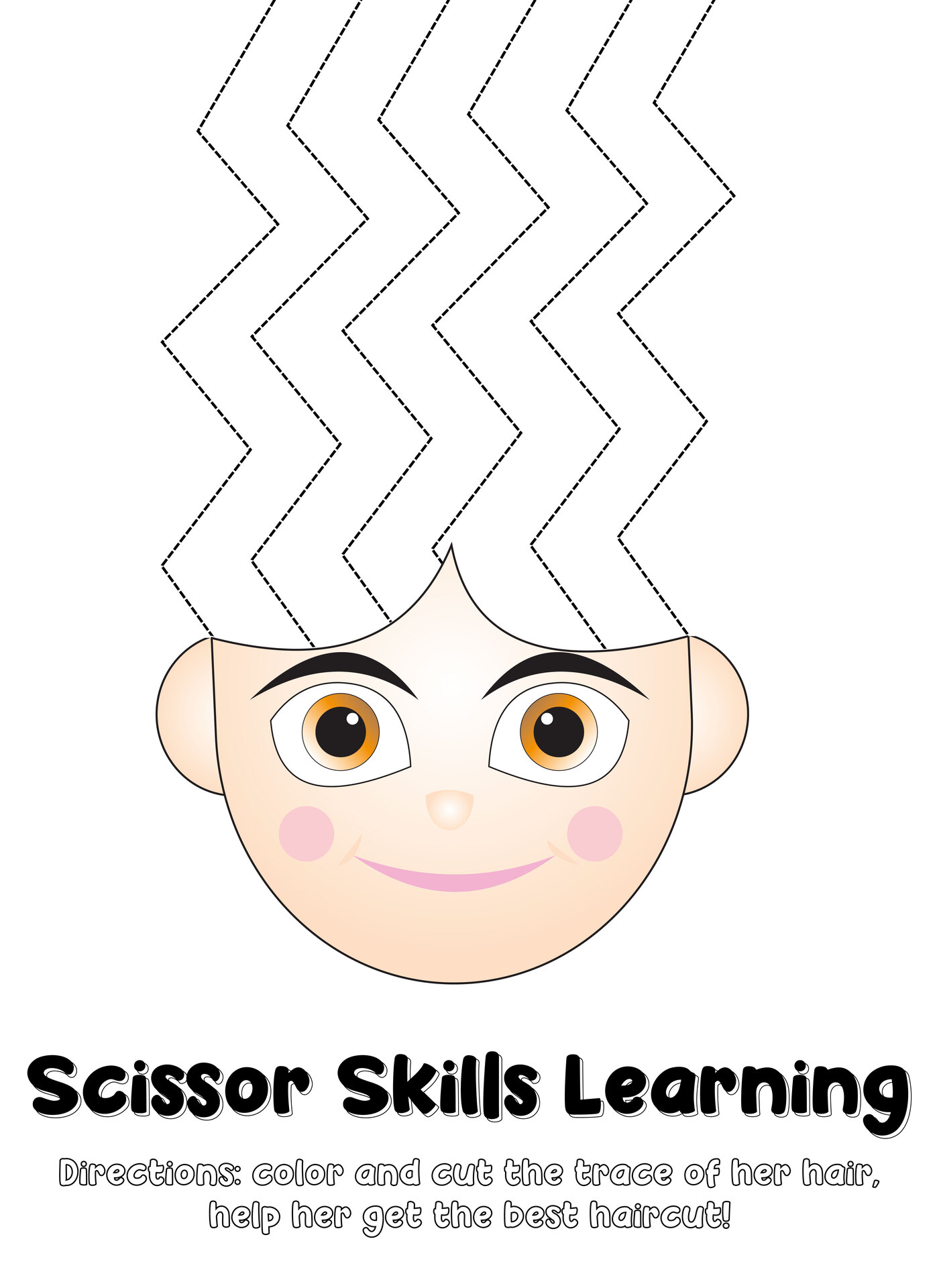 Preschool Scissor Skills Worksheets