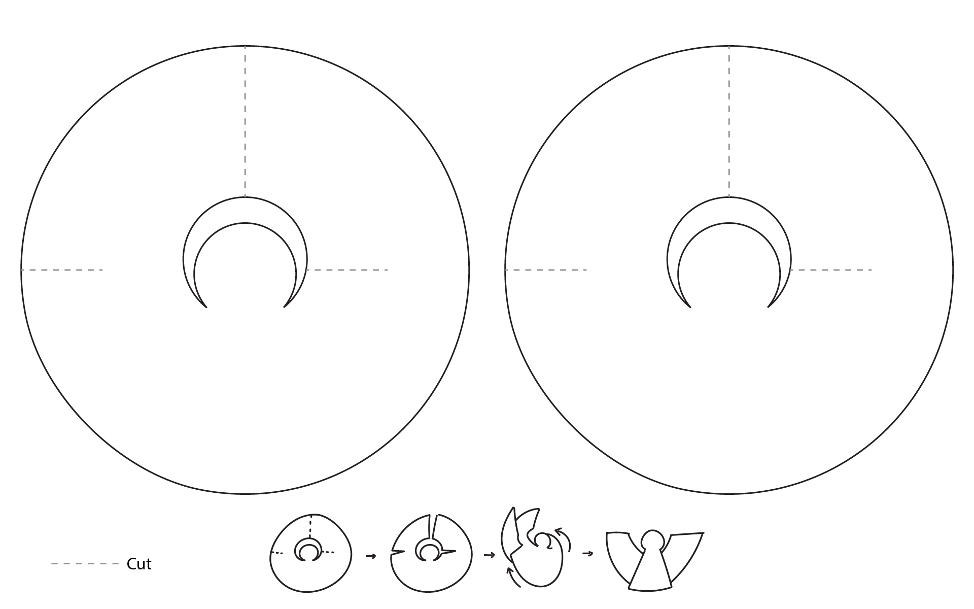 Printable Angel Ornament Instructions