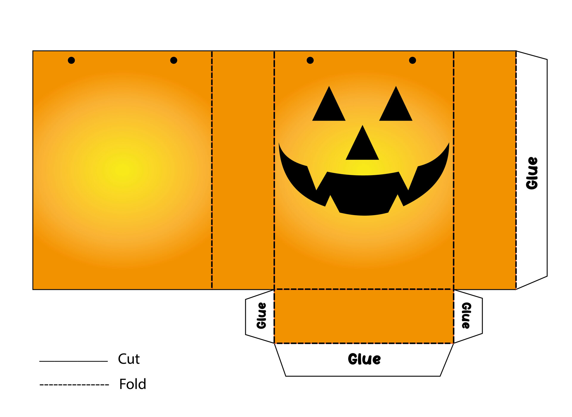 Printable Halloween Paper Bag