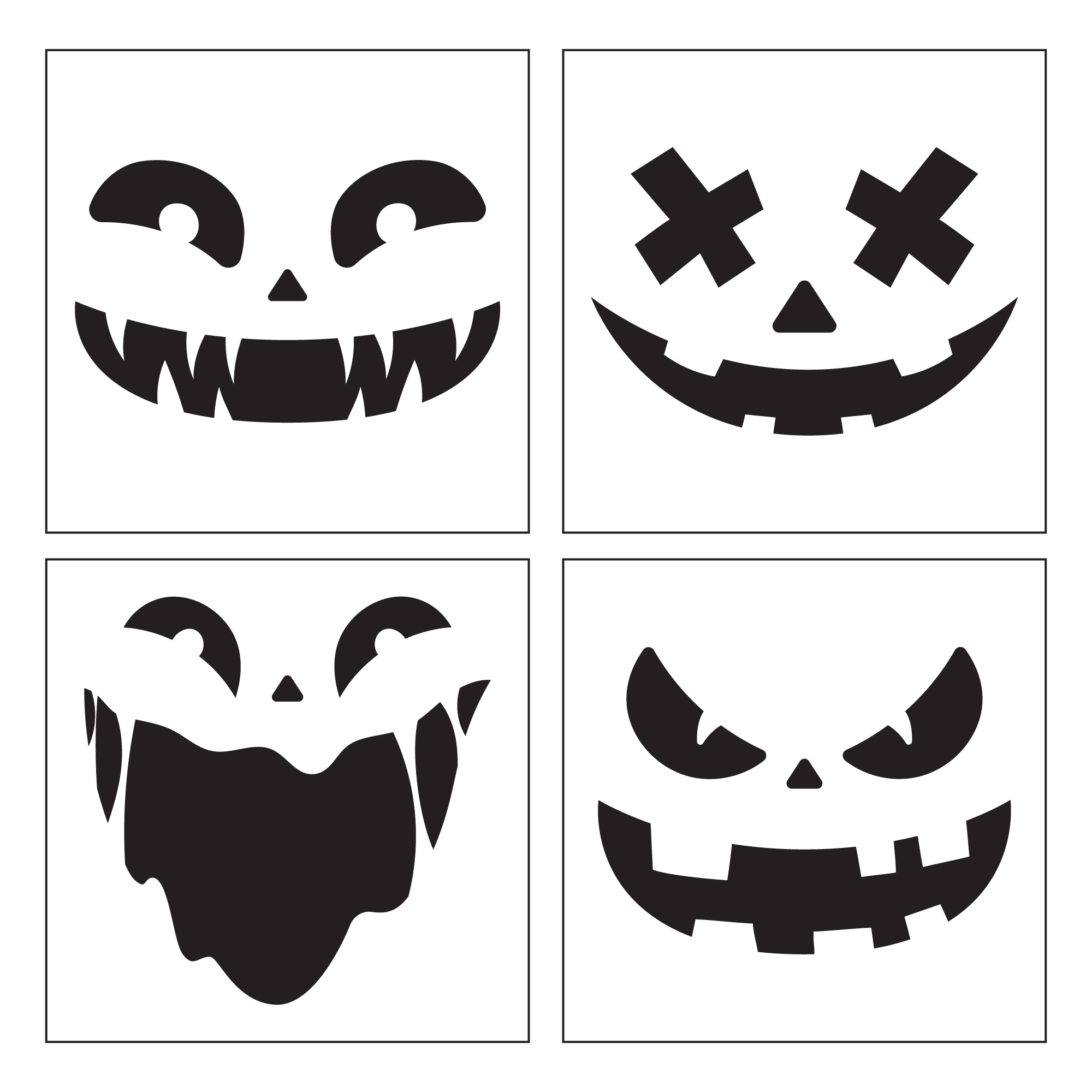 Printable Halloween Pumpkin Carving Patterns