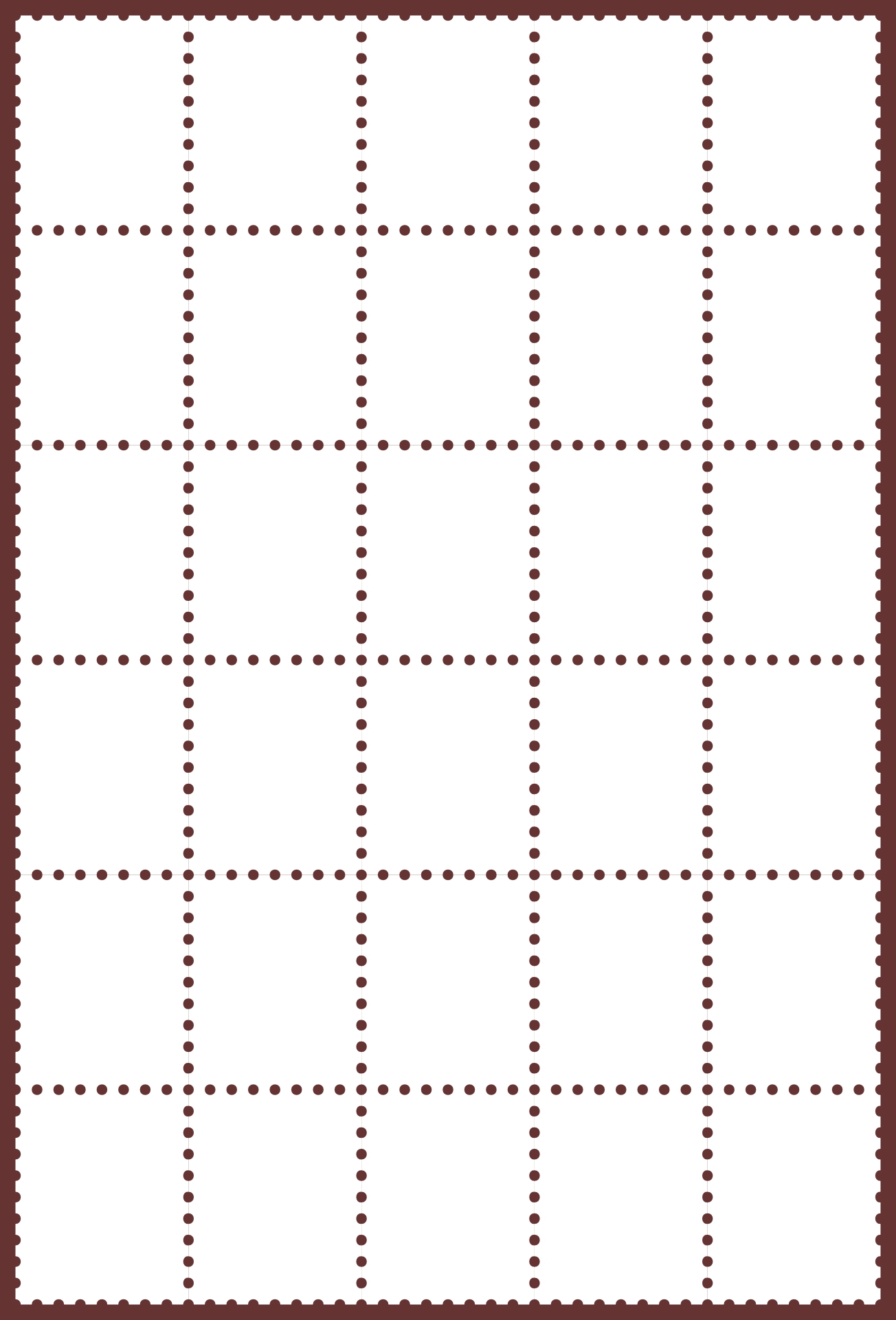 Printable Postage Stamp Sheets