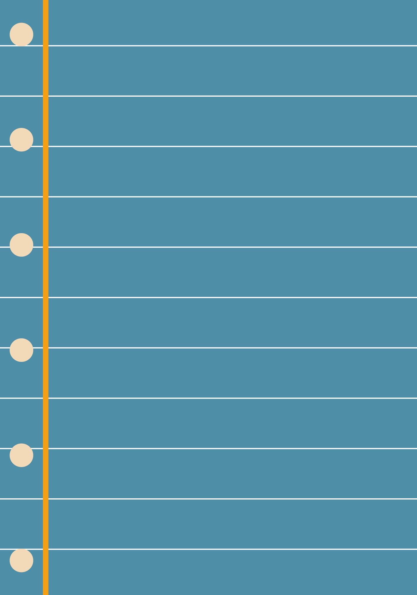 Printable Wide Rule School Paper