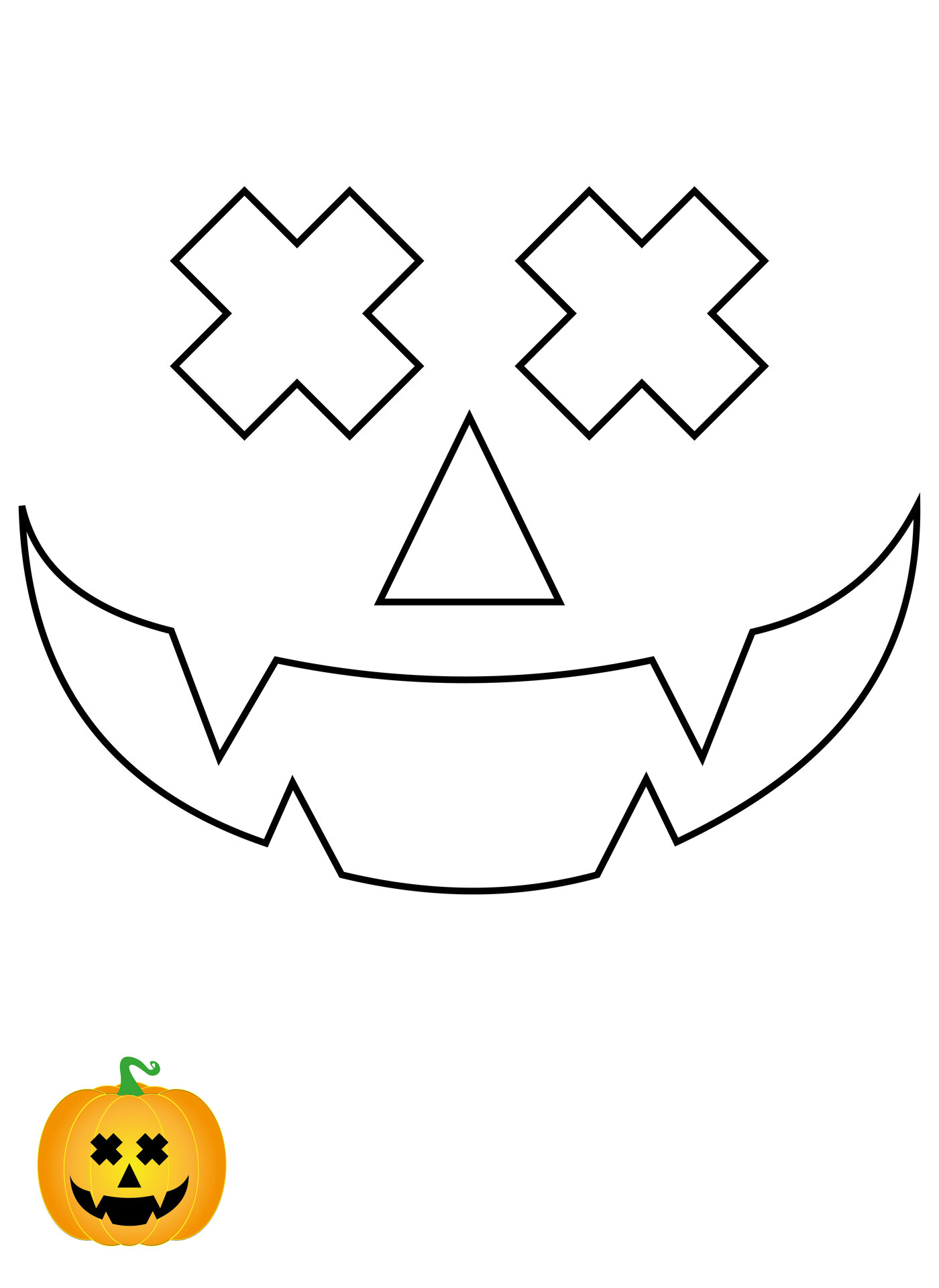 Simple Pumpkin Carving Stencils for Beginners