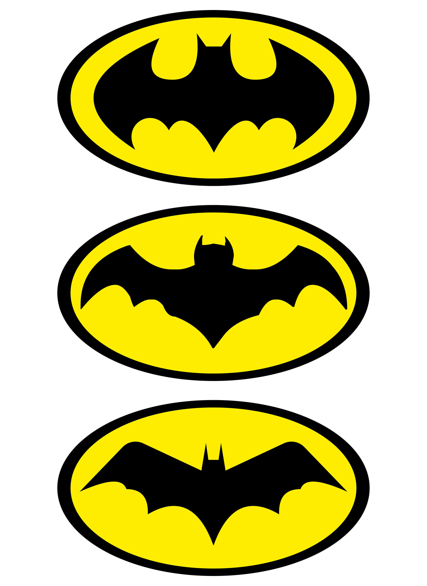 Small Batman Logo for Crafts