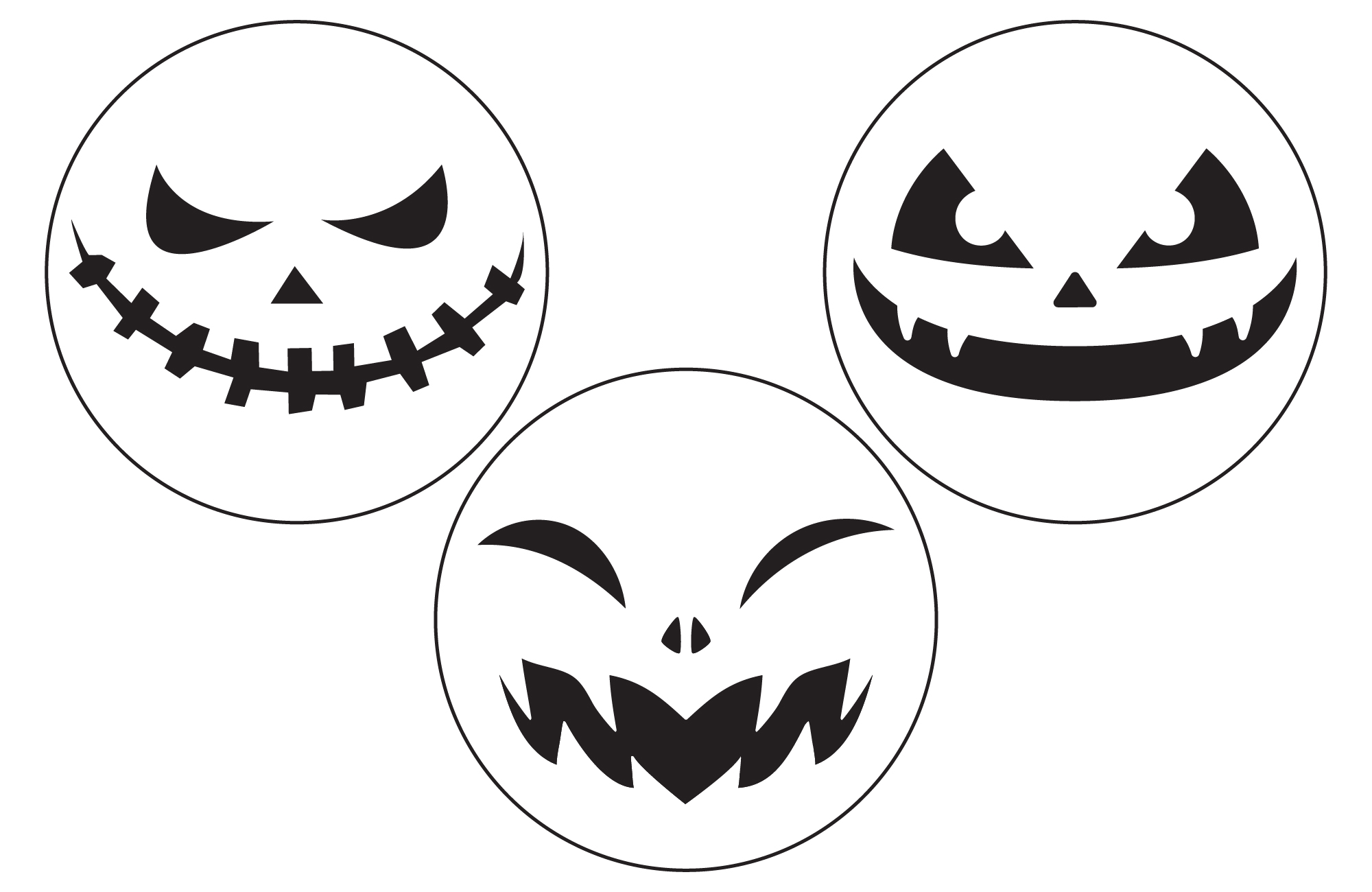 Spooky Printable Pumpkin Carving Patterns for Home Decor