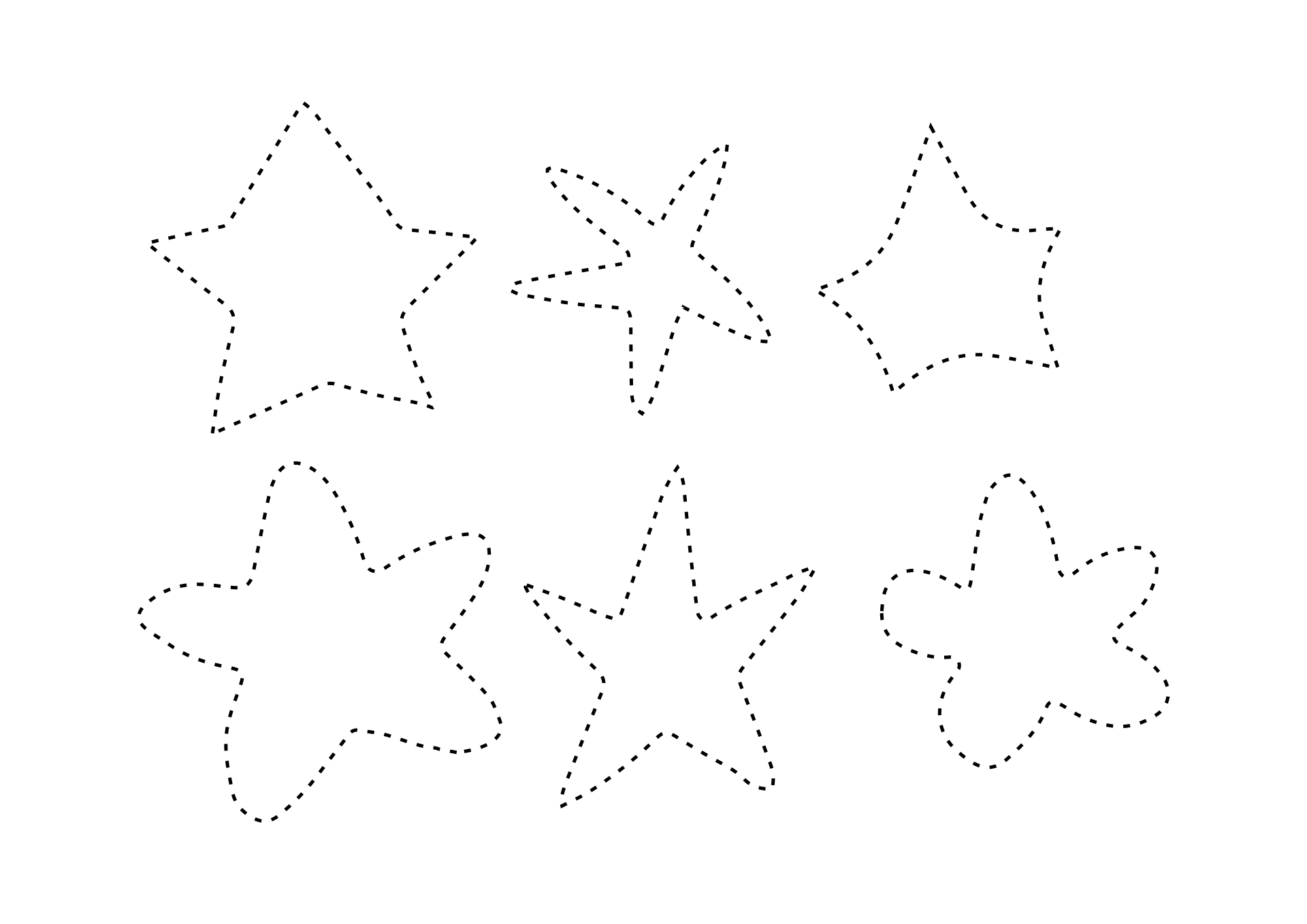 String Art Star Patterns Printable