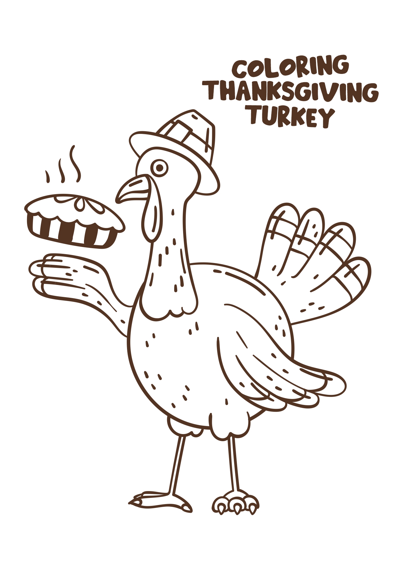 Thanksgiving Coloring Sheets for Kids