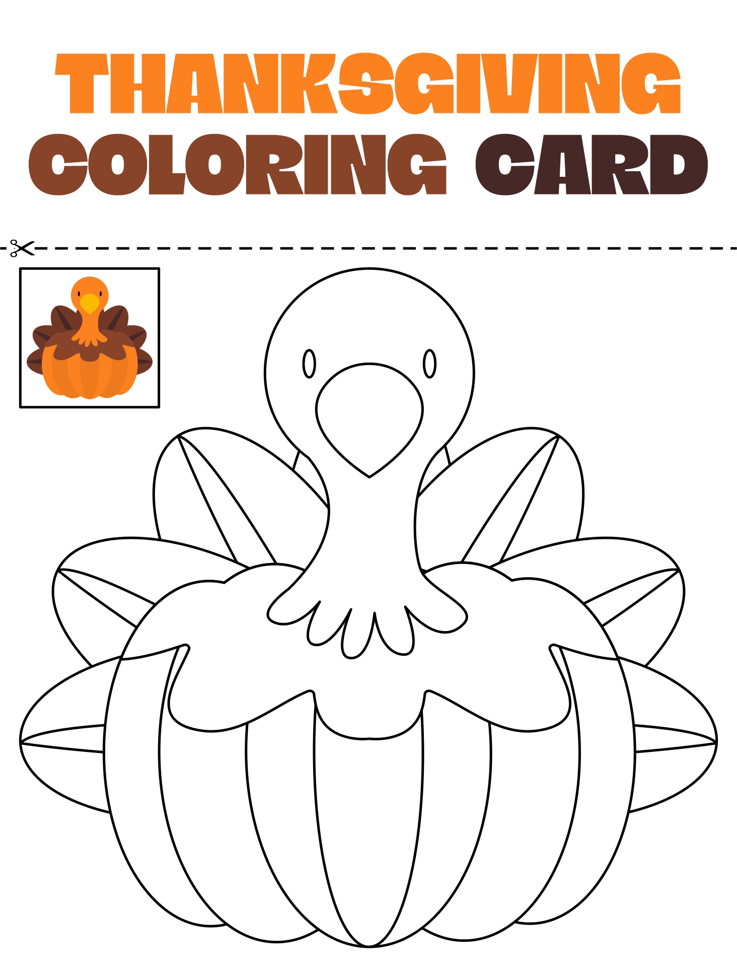 Thanksgiving Day Family Activity Sheet Printable