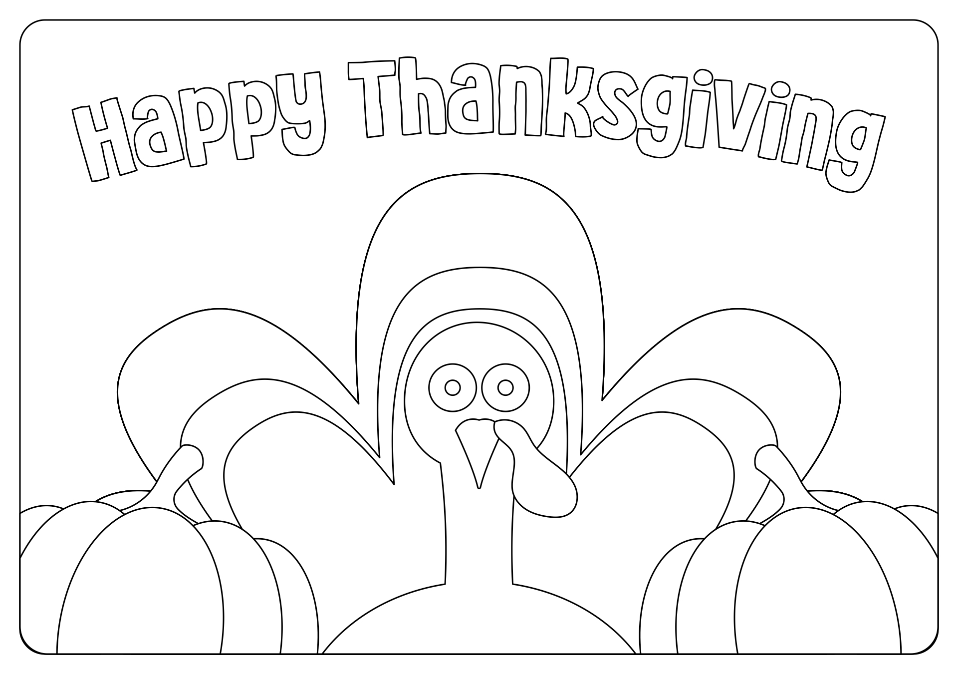 Thanksgiving Dinner Placemat Printables