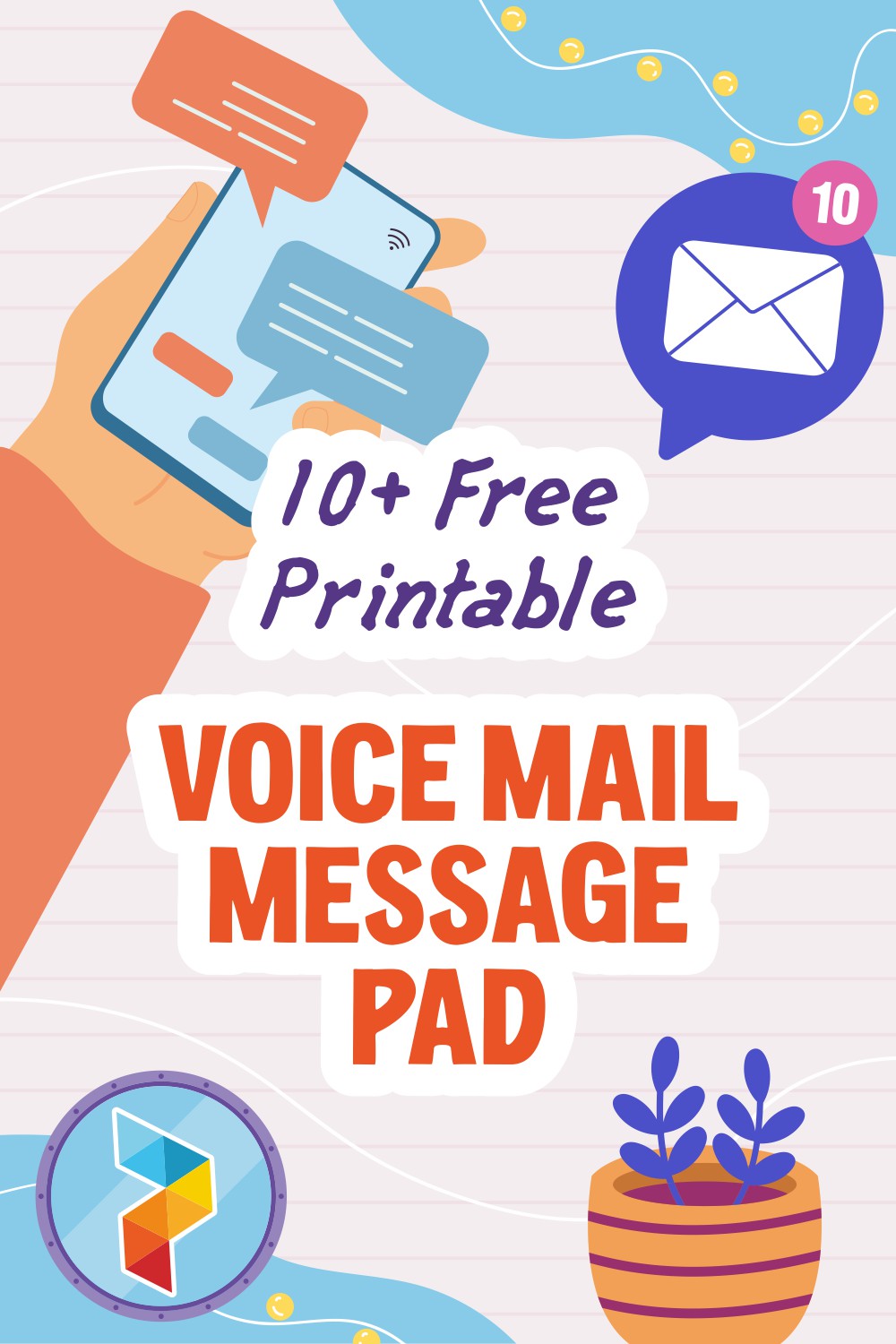 Voice Mail Message Pad