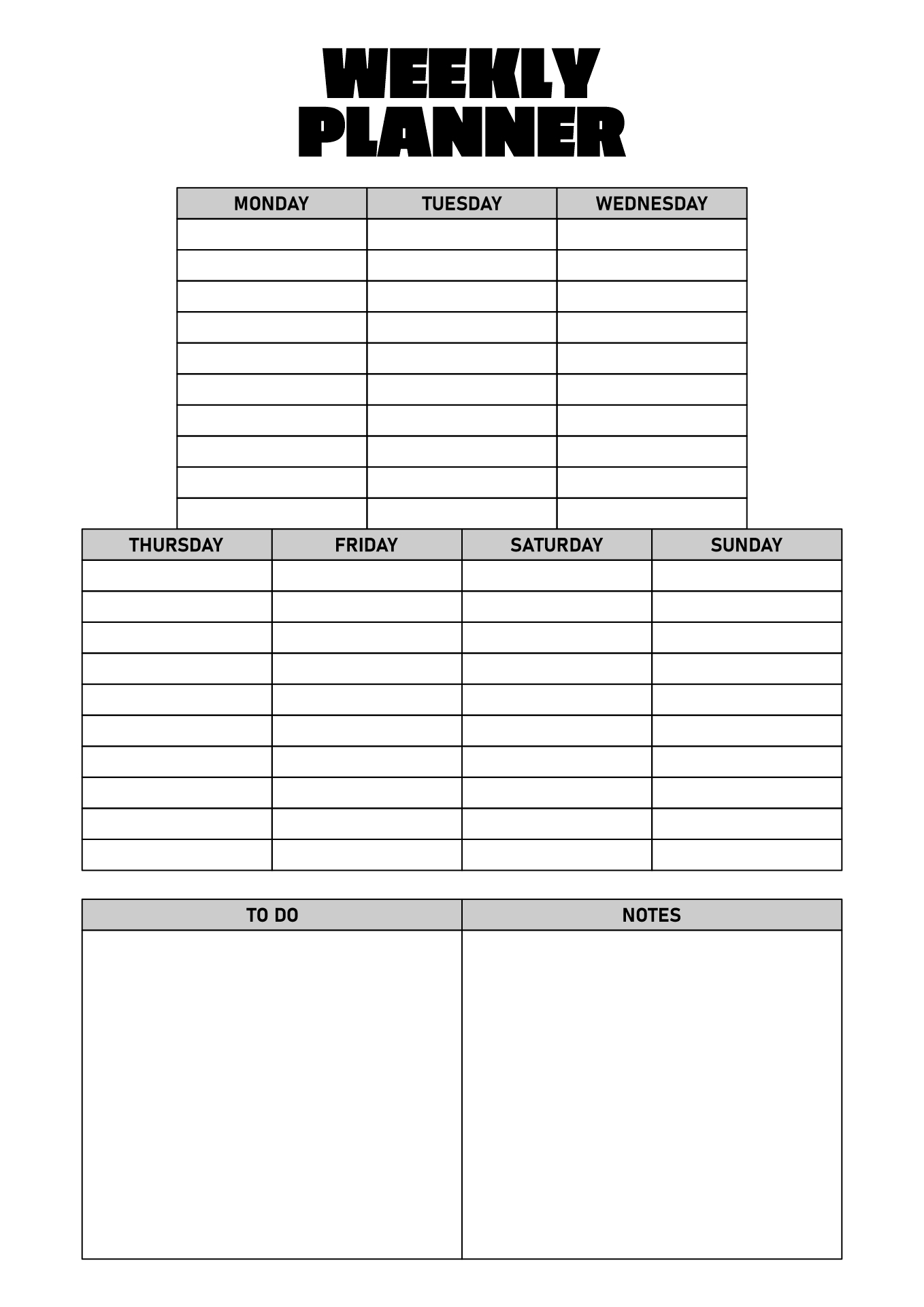 Weekly Journal Entry Printable Format