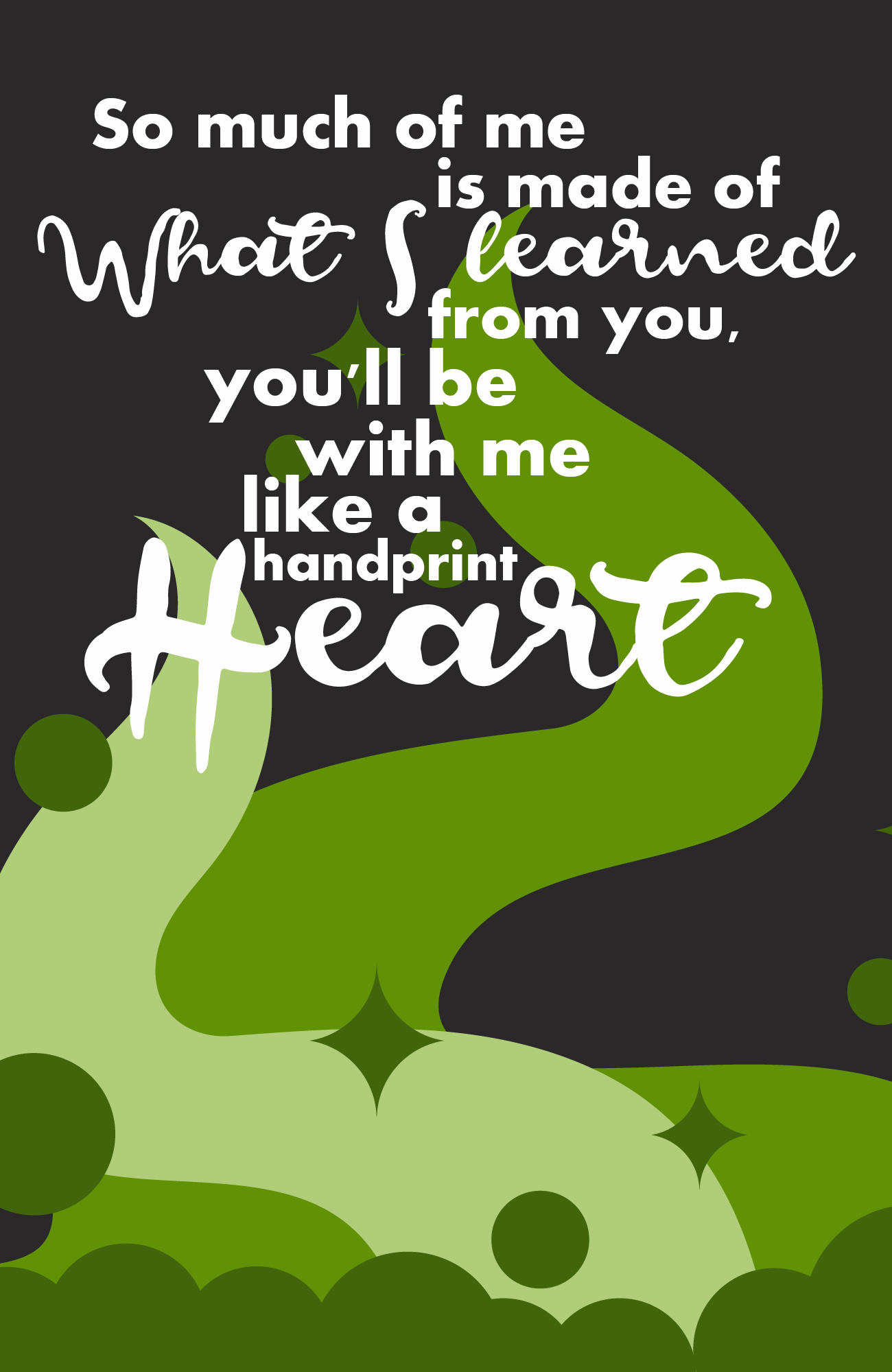 Wicked Musical Quote Wall Print