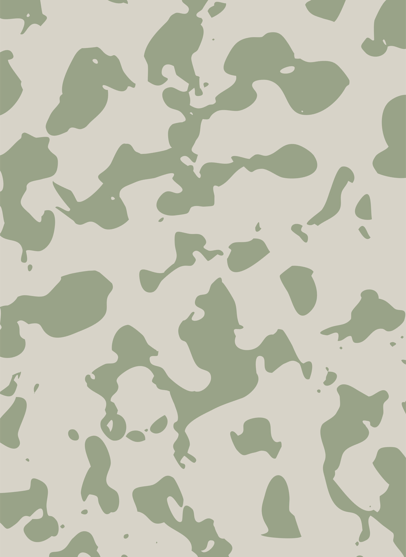 Woodland Camo Pattern Crafting Stencils