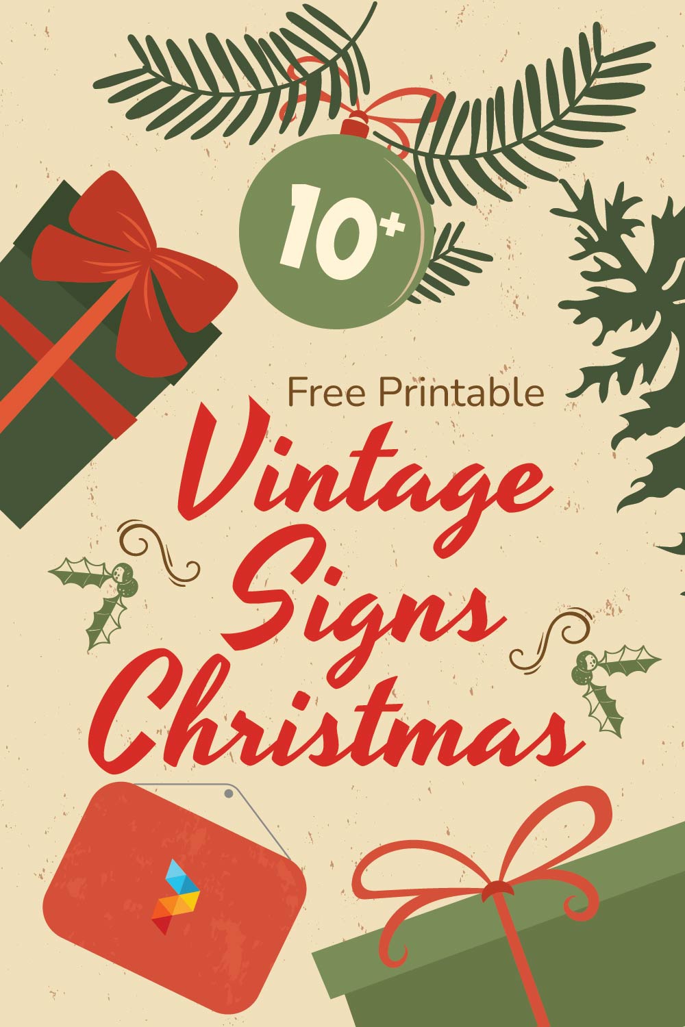 Vintage Christmas Signs