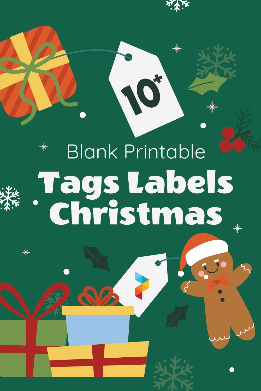 Blank  Tags Labels Christmas