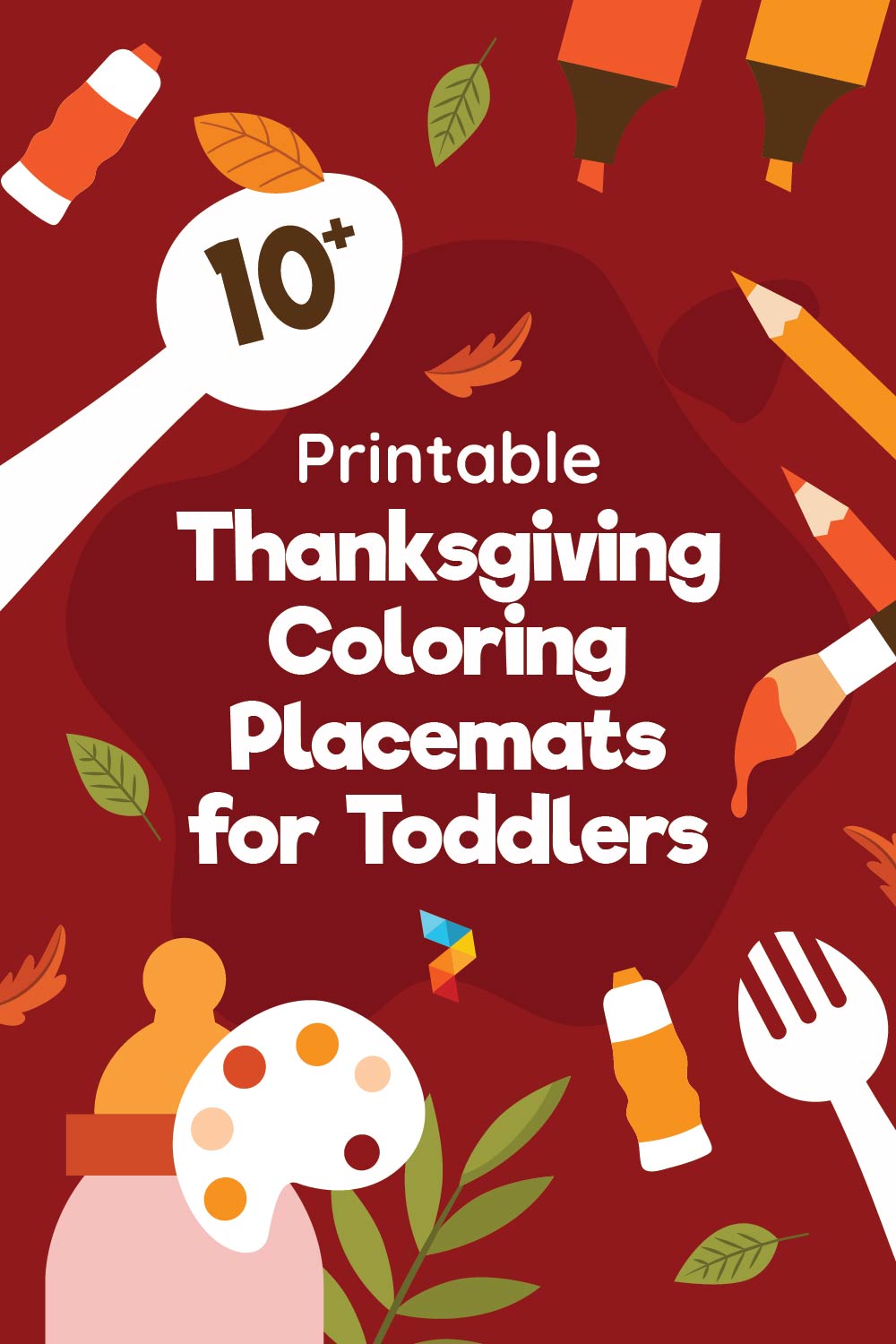 Thanksgiving Coloring Placemats For Toddlers