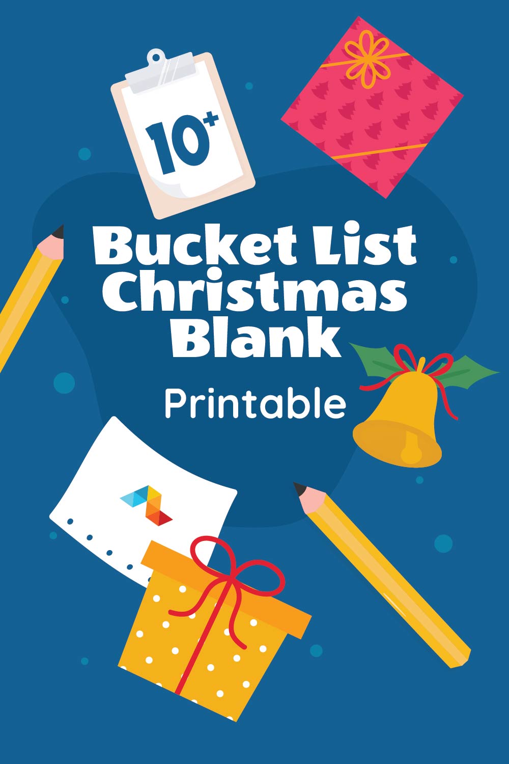 Bucket List Christmas Blank