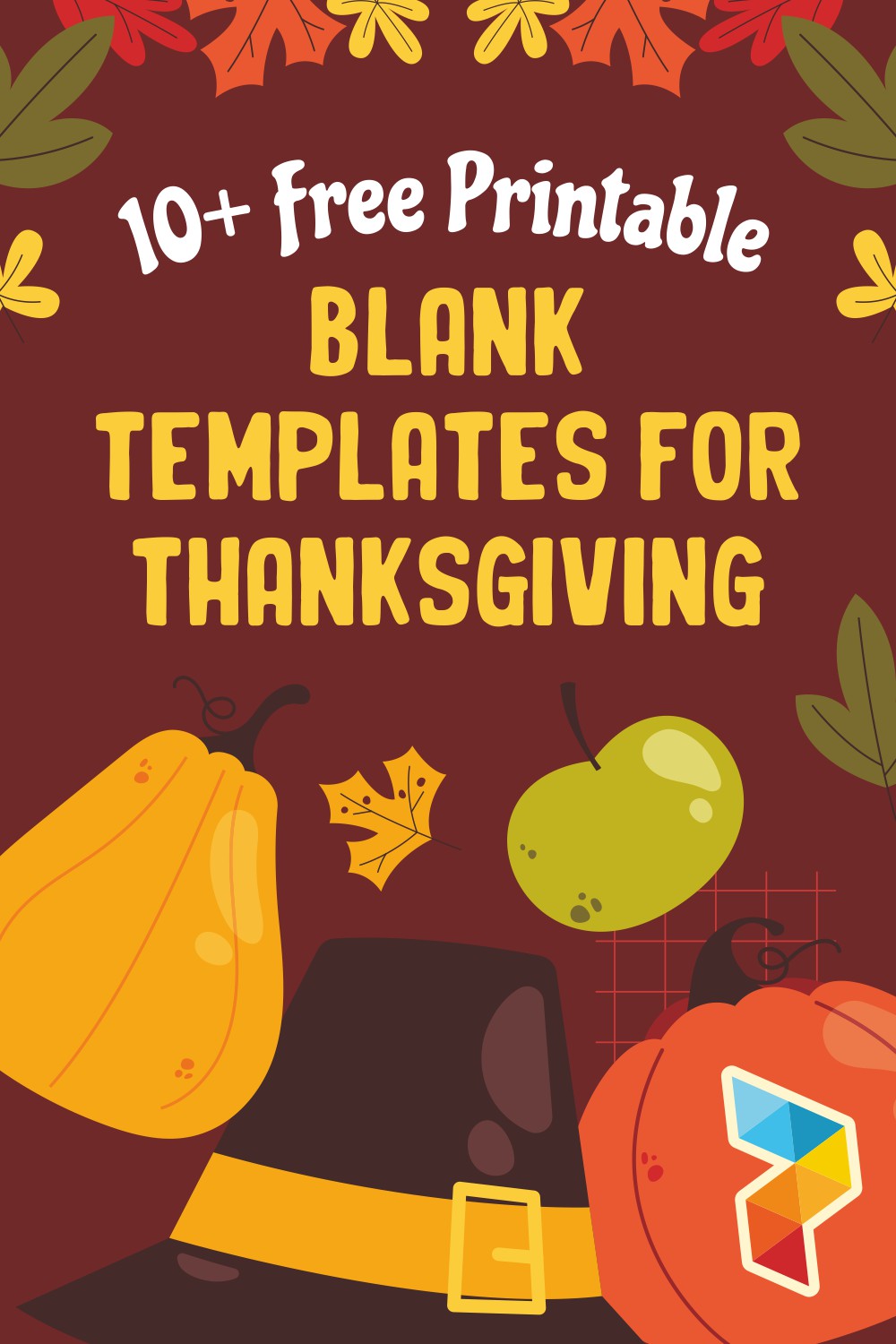 Blank Templates For Thanksgiving