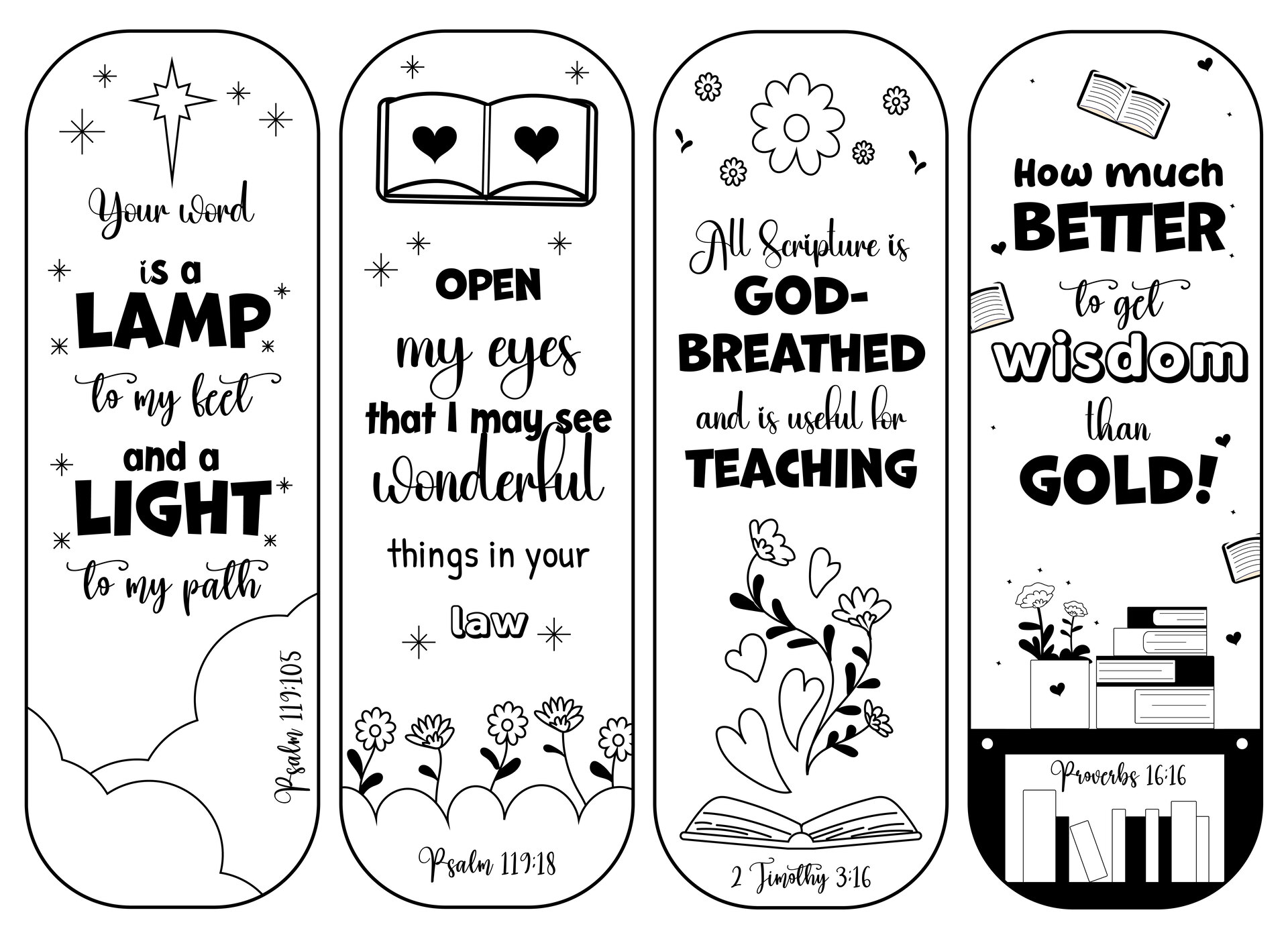 Bookmarks Bible Journaling