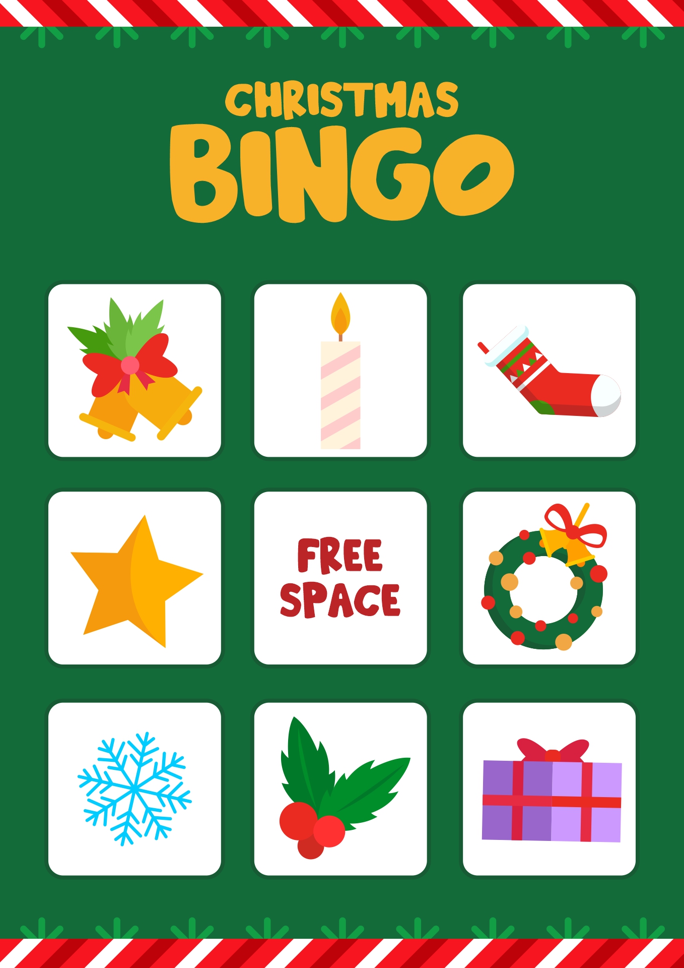 Christmas Bingo Cards Printable