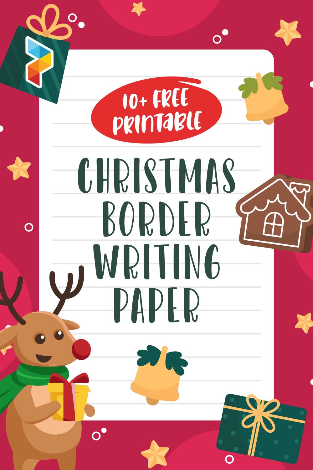 Christmas Border Writing Paper