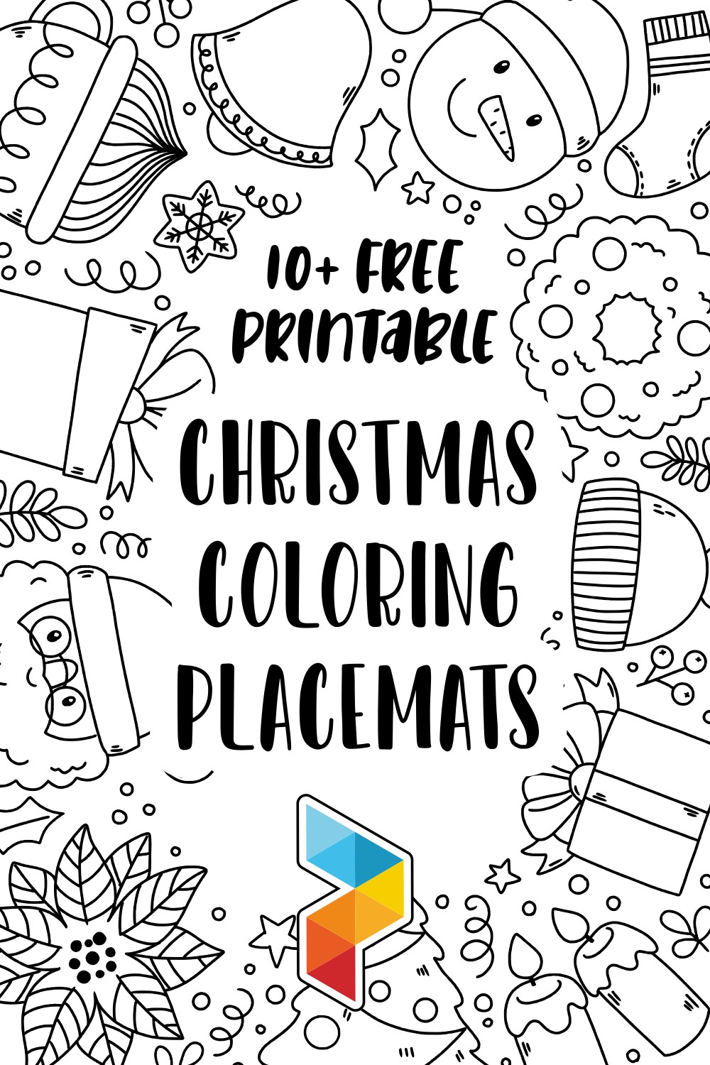 Christmas Coloring Placemats