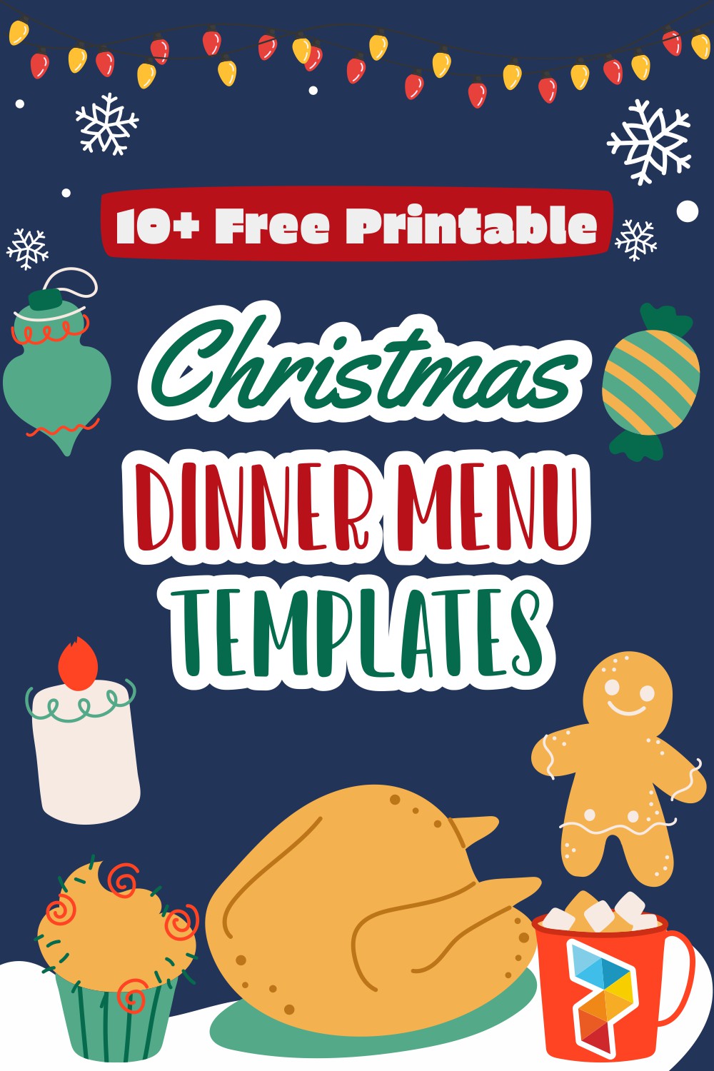 Christmas Dinner Menu Templates