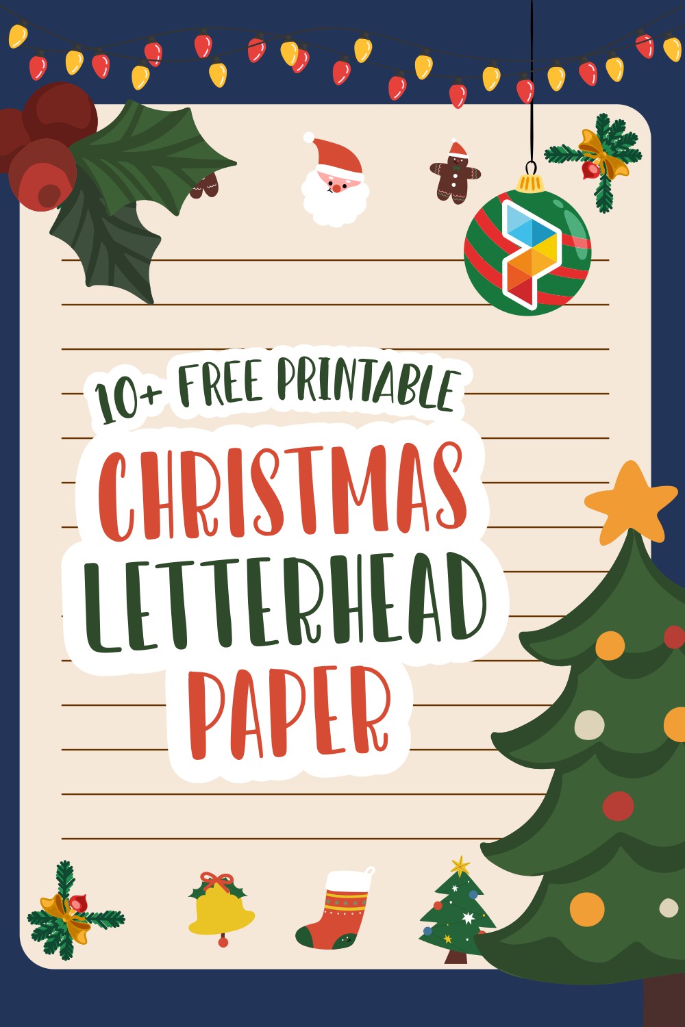 Christmas Letterhead Paper