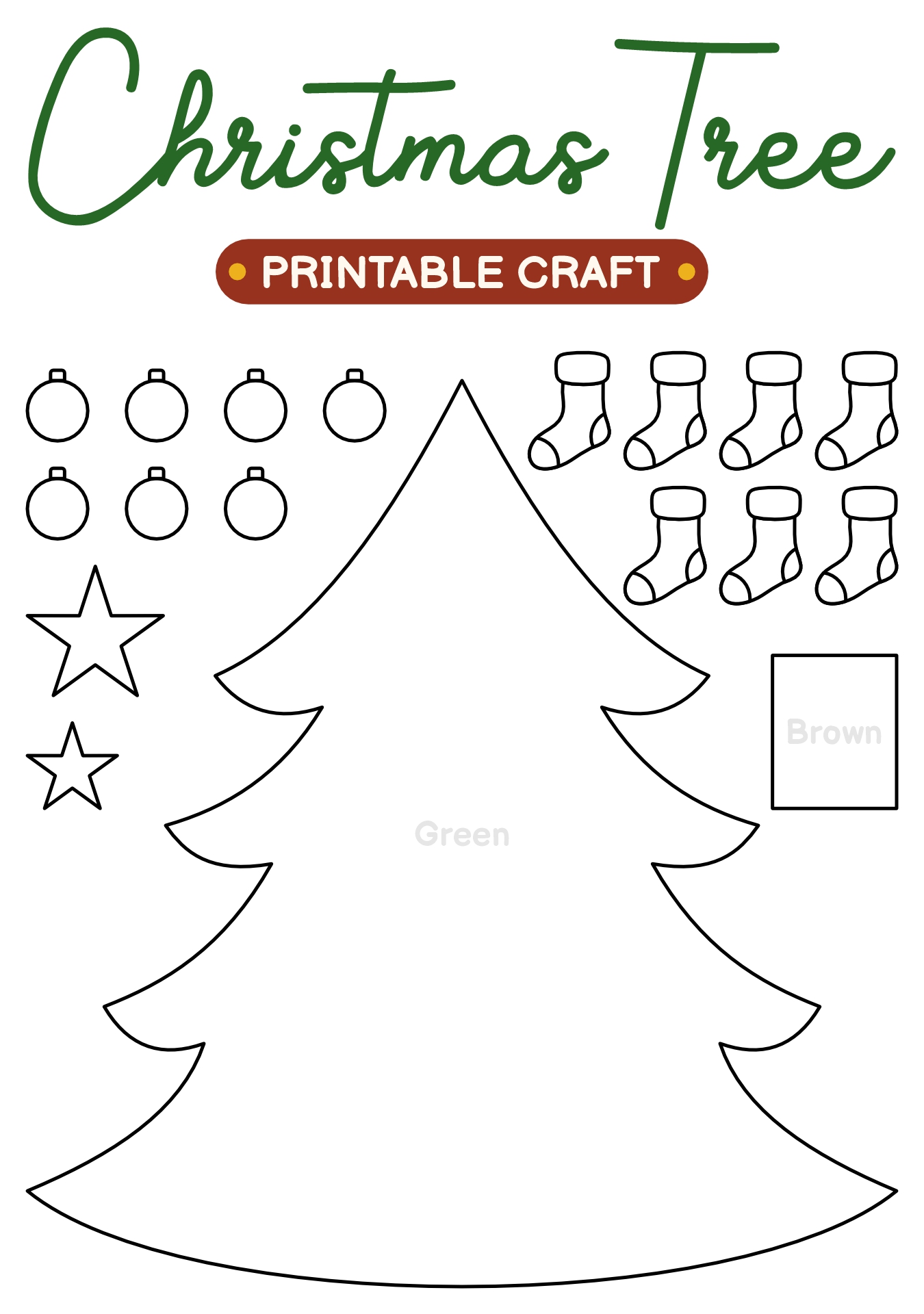 Christmas Printables Crafts on Pinterest