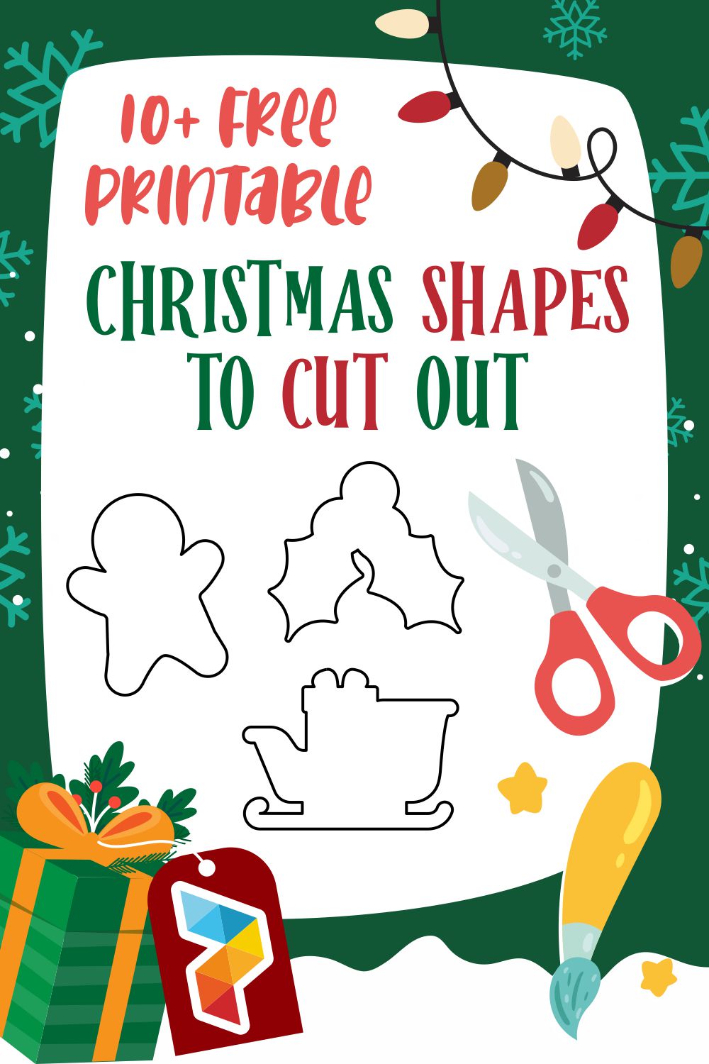 Christmas Shapes To Cut Out