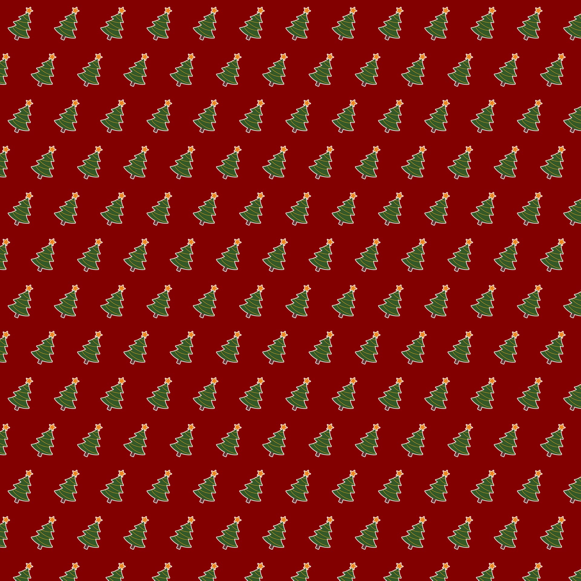 Christmas Tree Print Gift Wrap Printable