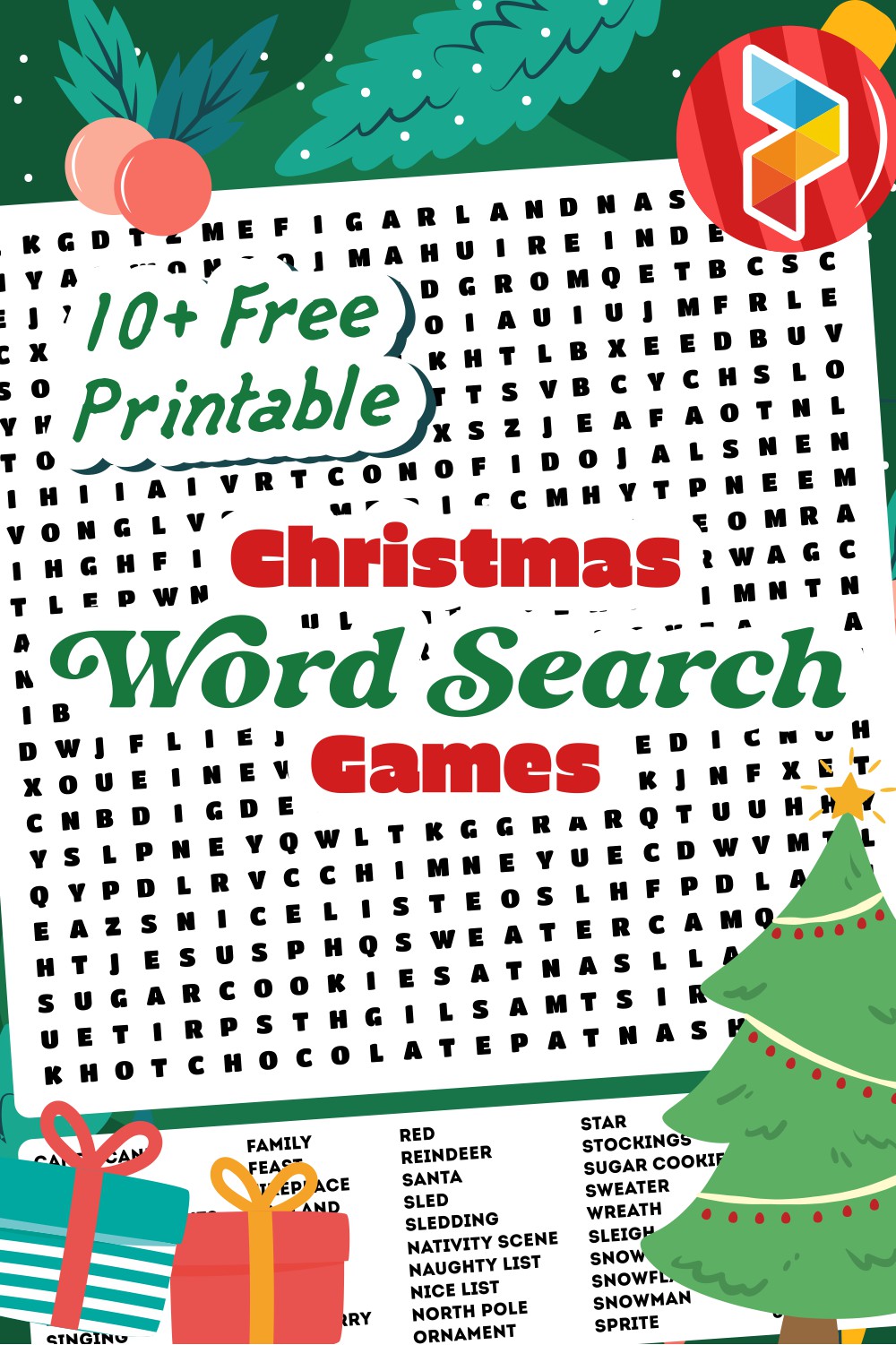 Christmas Word Search Games