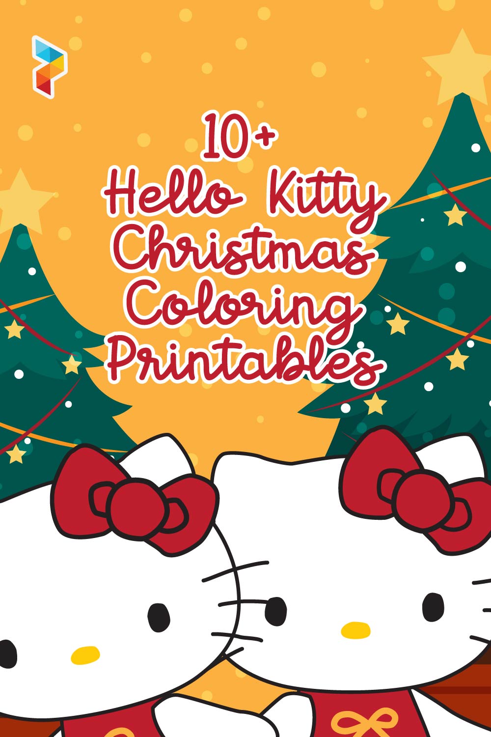 Hello Kitty Christmas Coloring