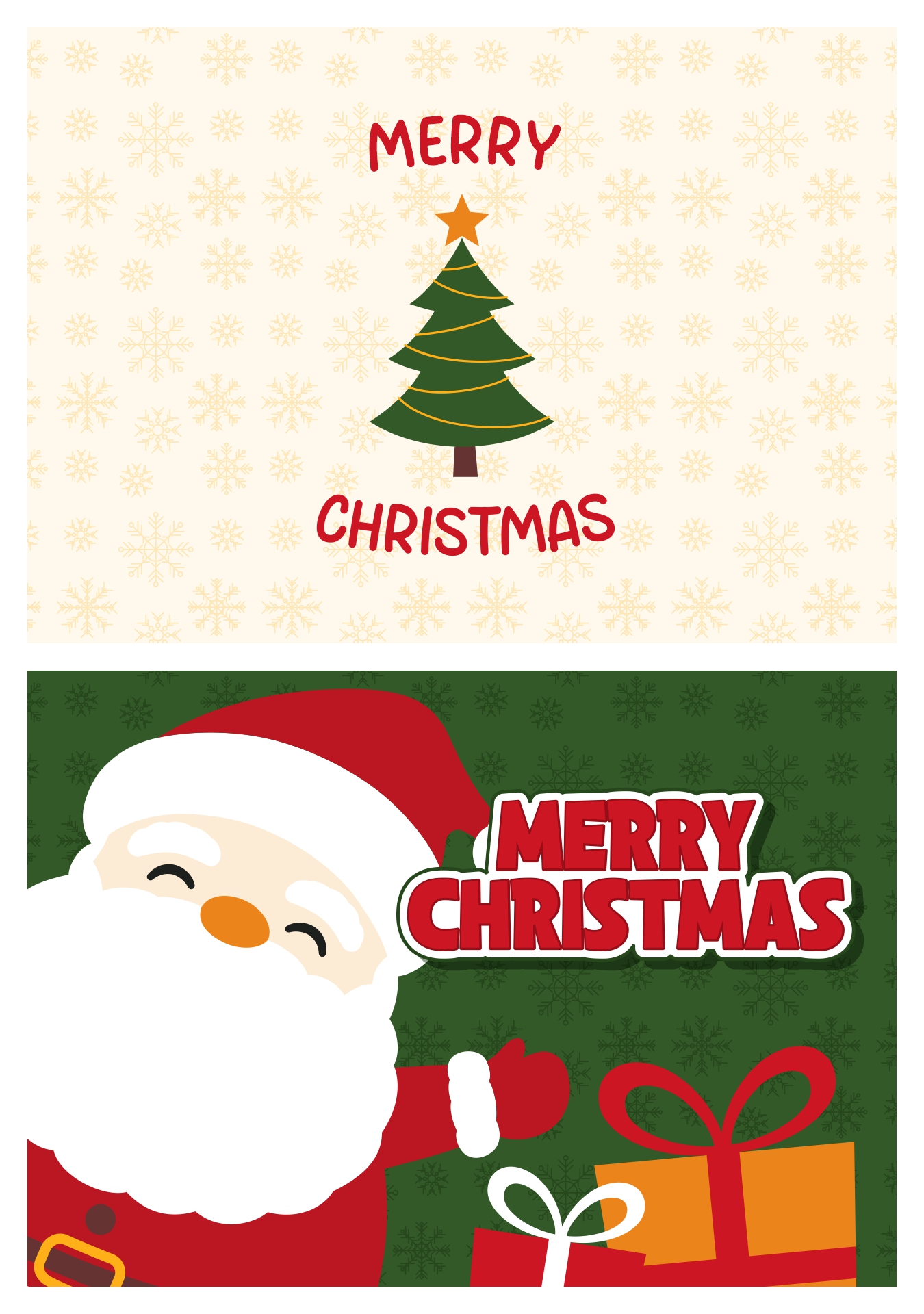 DIY Printable Xmas Cards