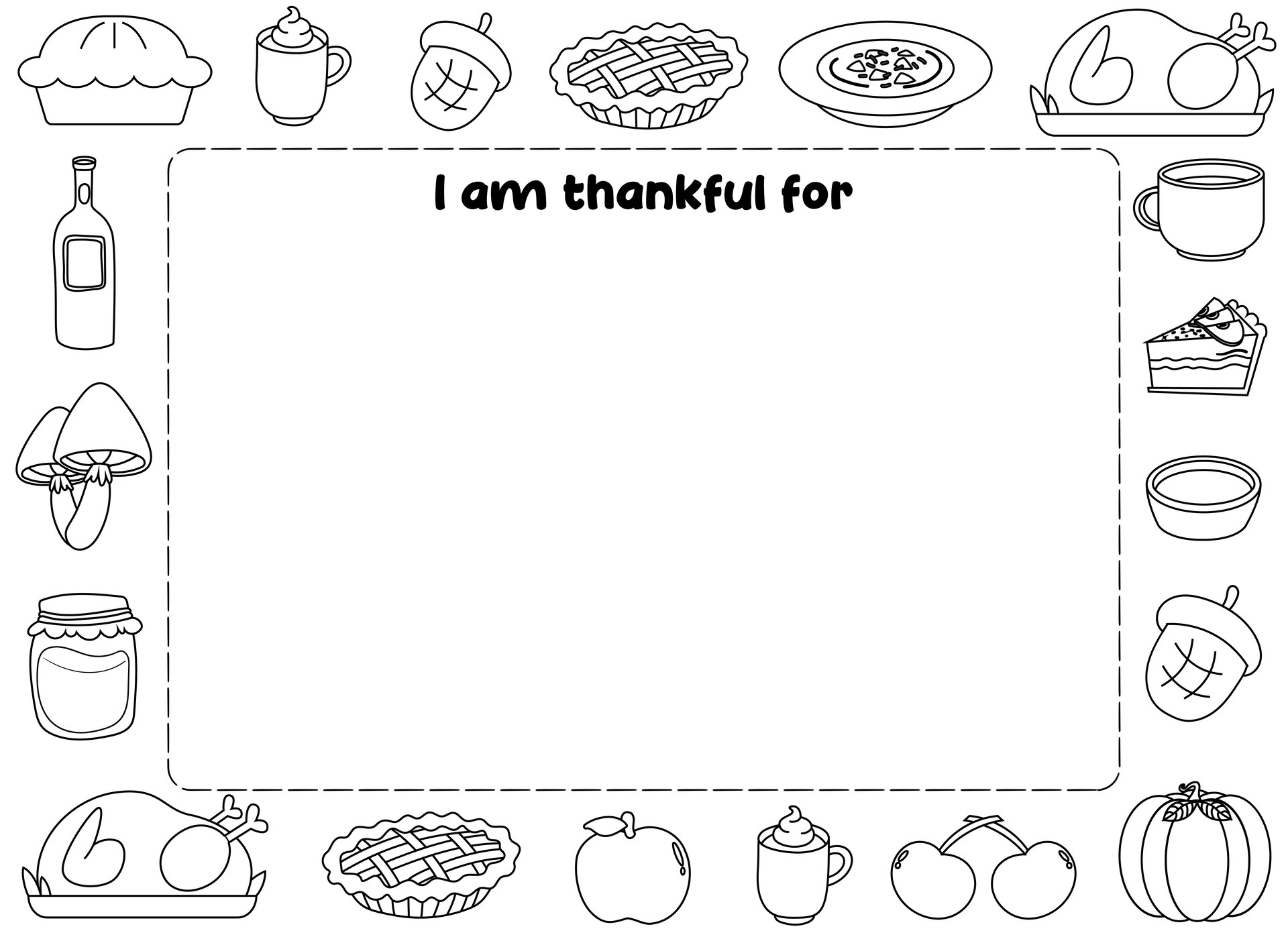 I Am Thankful Placemat