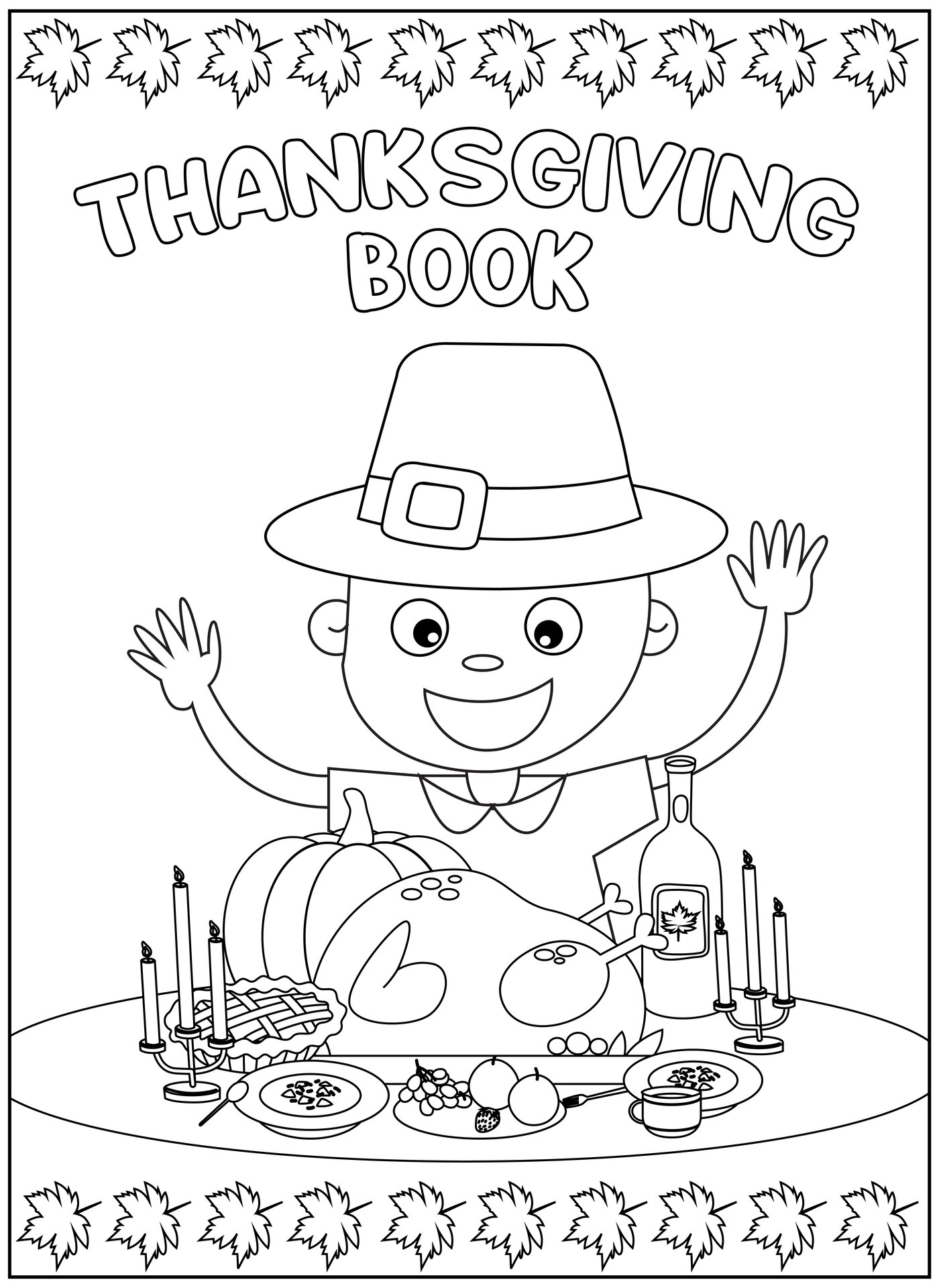 My Thanksgiving Book for Kids Printable