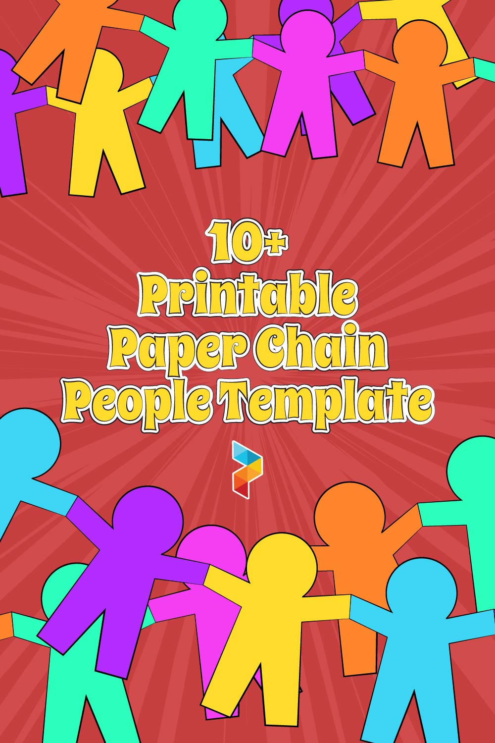 Paper Chain People Template