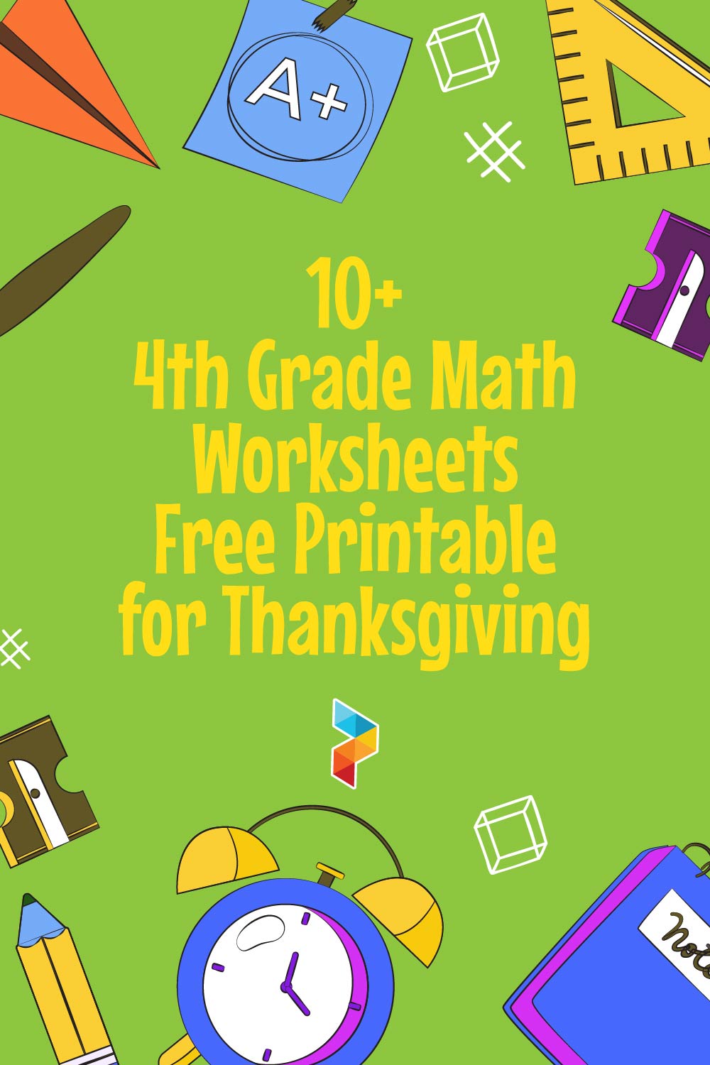 4th Grade Math Worksheets   For Thanksgiving