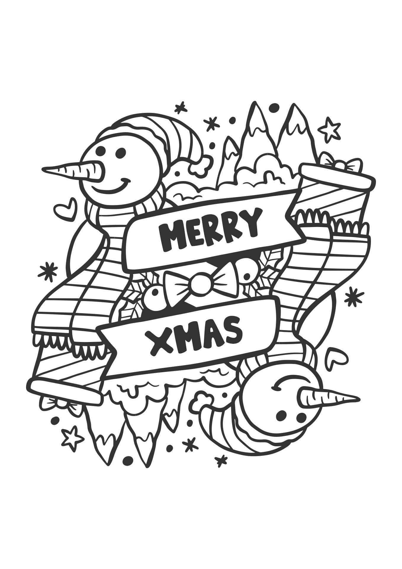 Printable Christmas Coloring Sheets for Kids