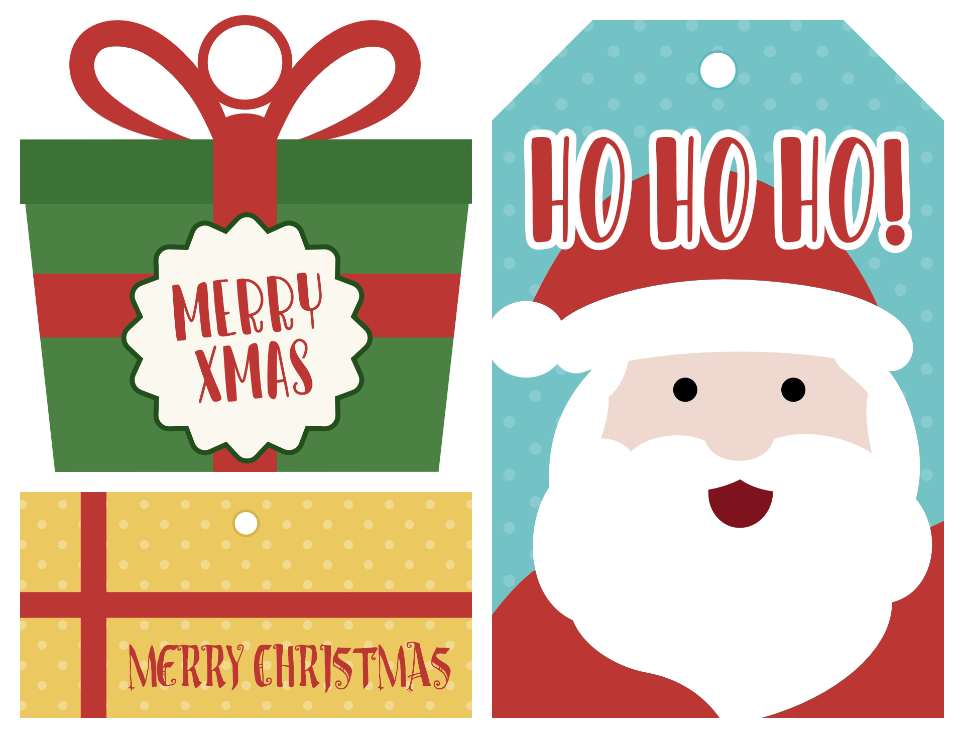 Printable Gift Tags For Christmas