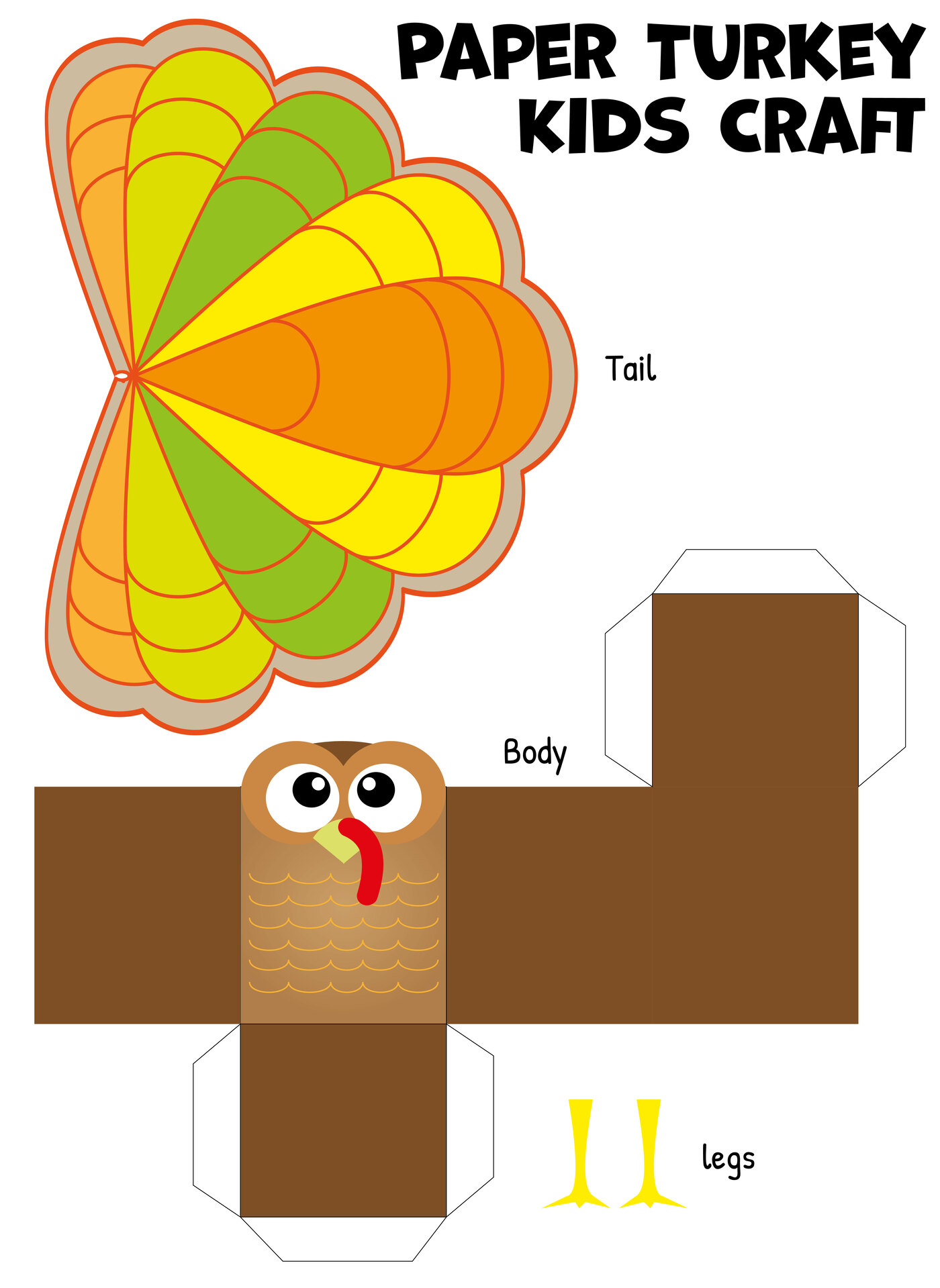 Printable Thanksgiving Paper Crafts