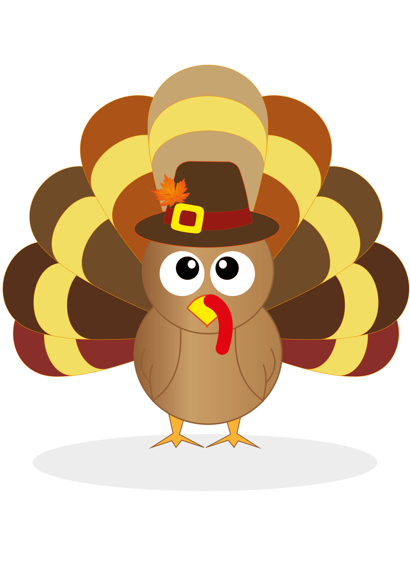 Printable Thanksgiving Turkey Clip Art