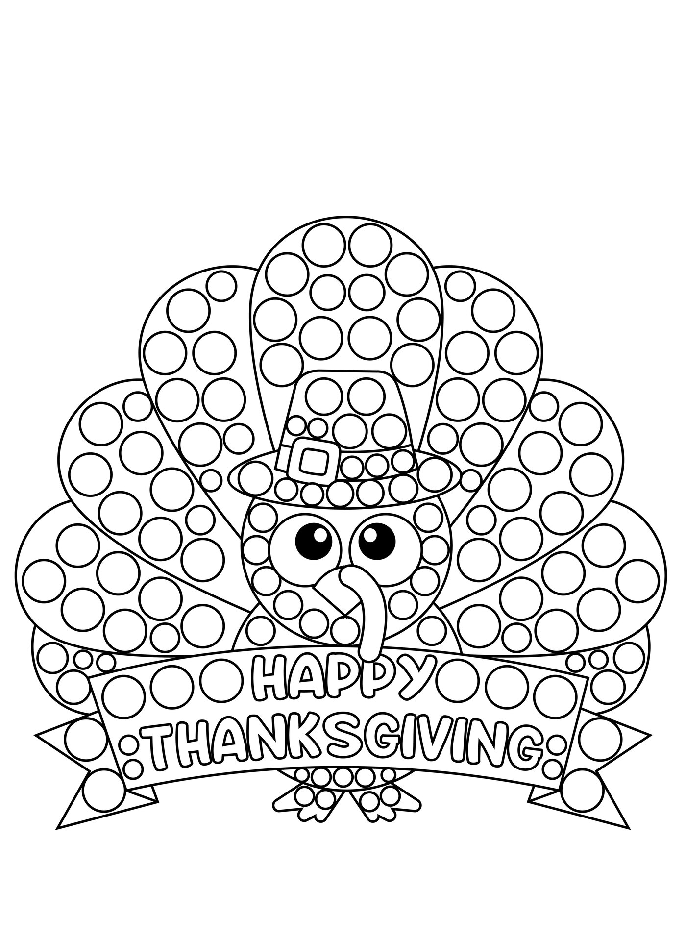 Thanksgiving Dot Painting