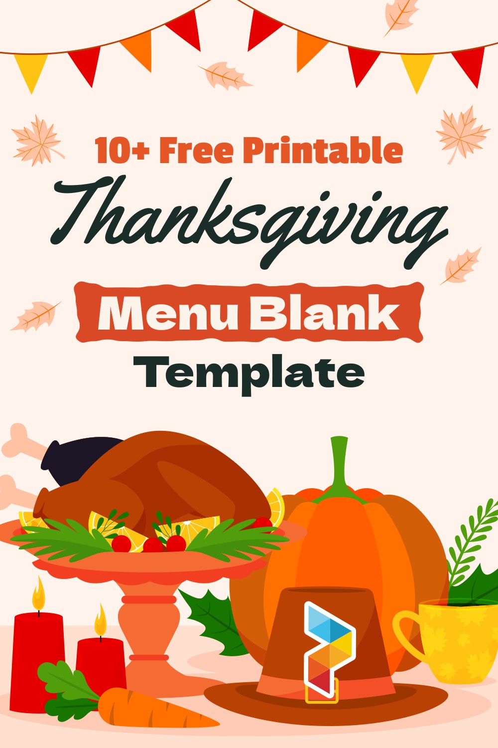 Thanksgiving Menu Blank Template