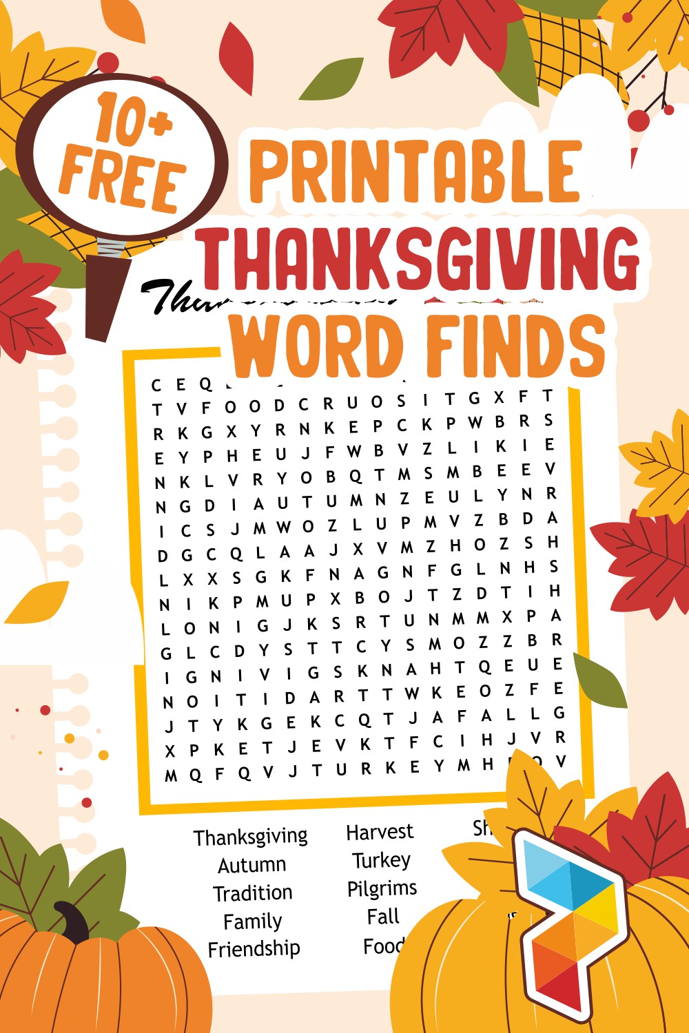 Thanksgiving  Word Finds