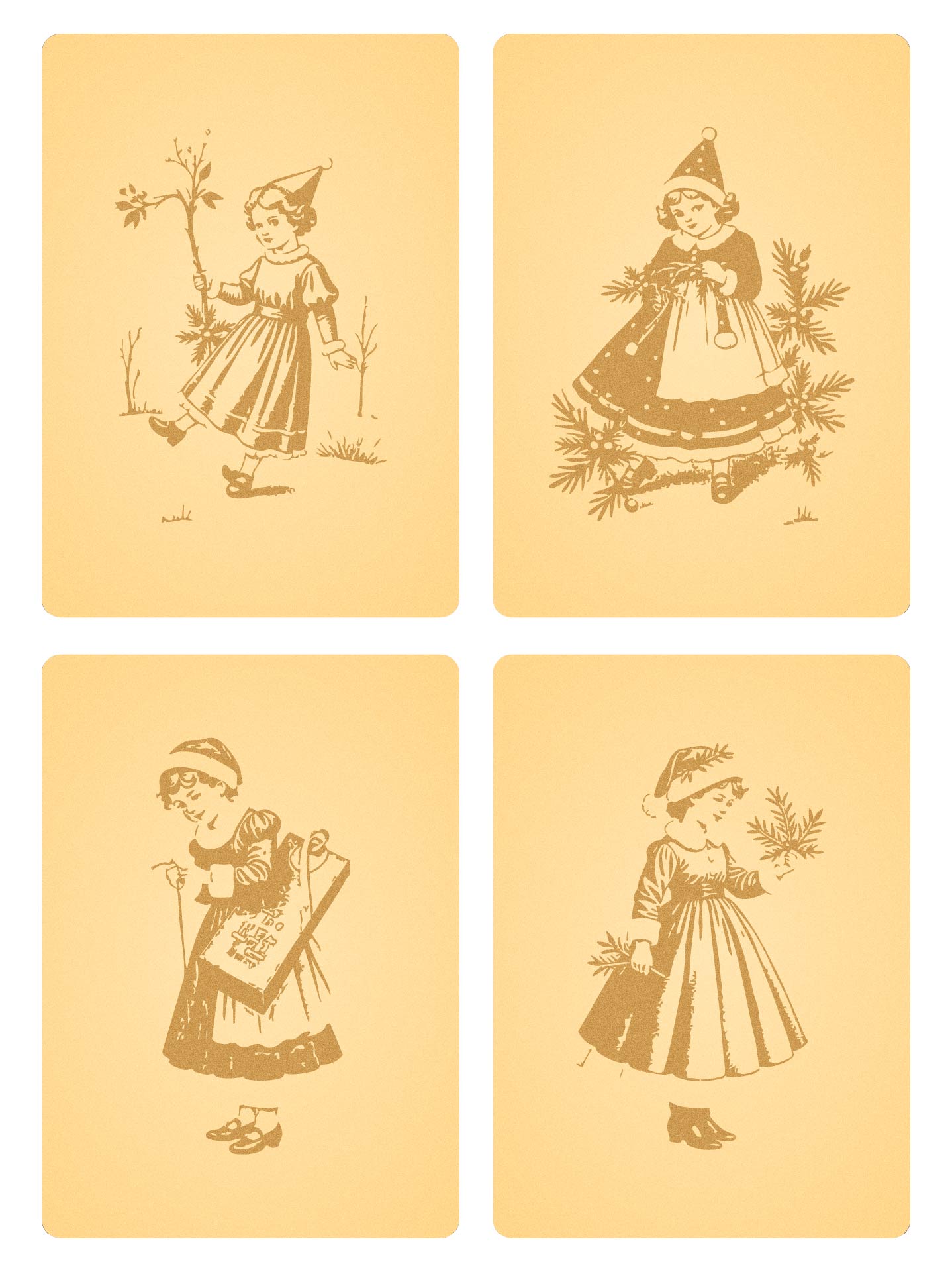 Victorian Christmas Illustration Printables