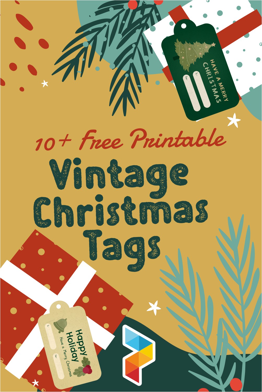 Vintage  Christmas Tags