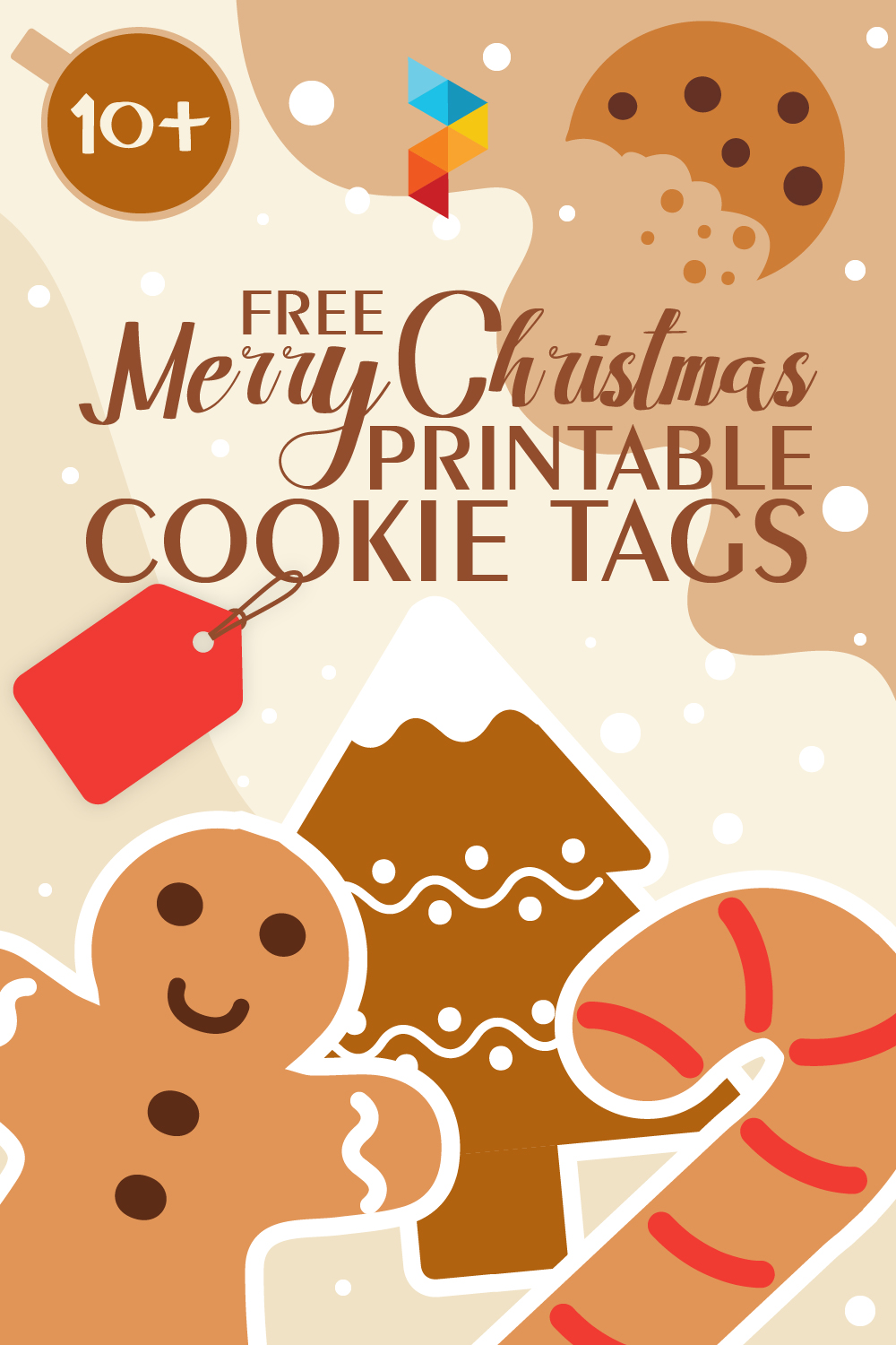 Merry Christmas  Cookie Tags