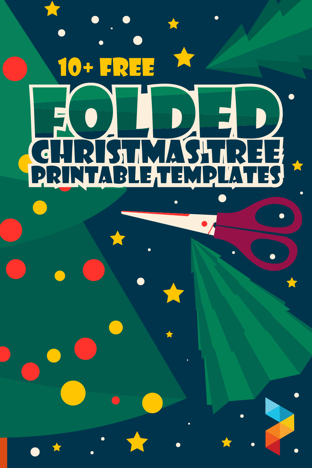 Folded Christmas Tree Templates